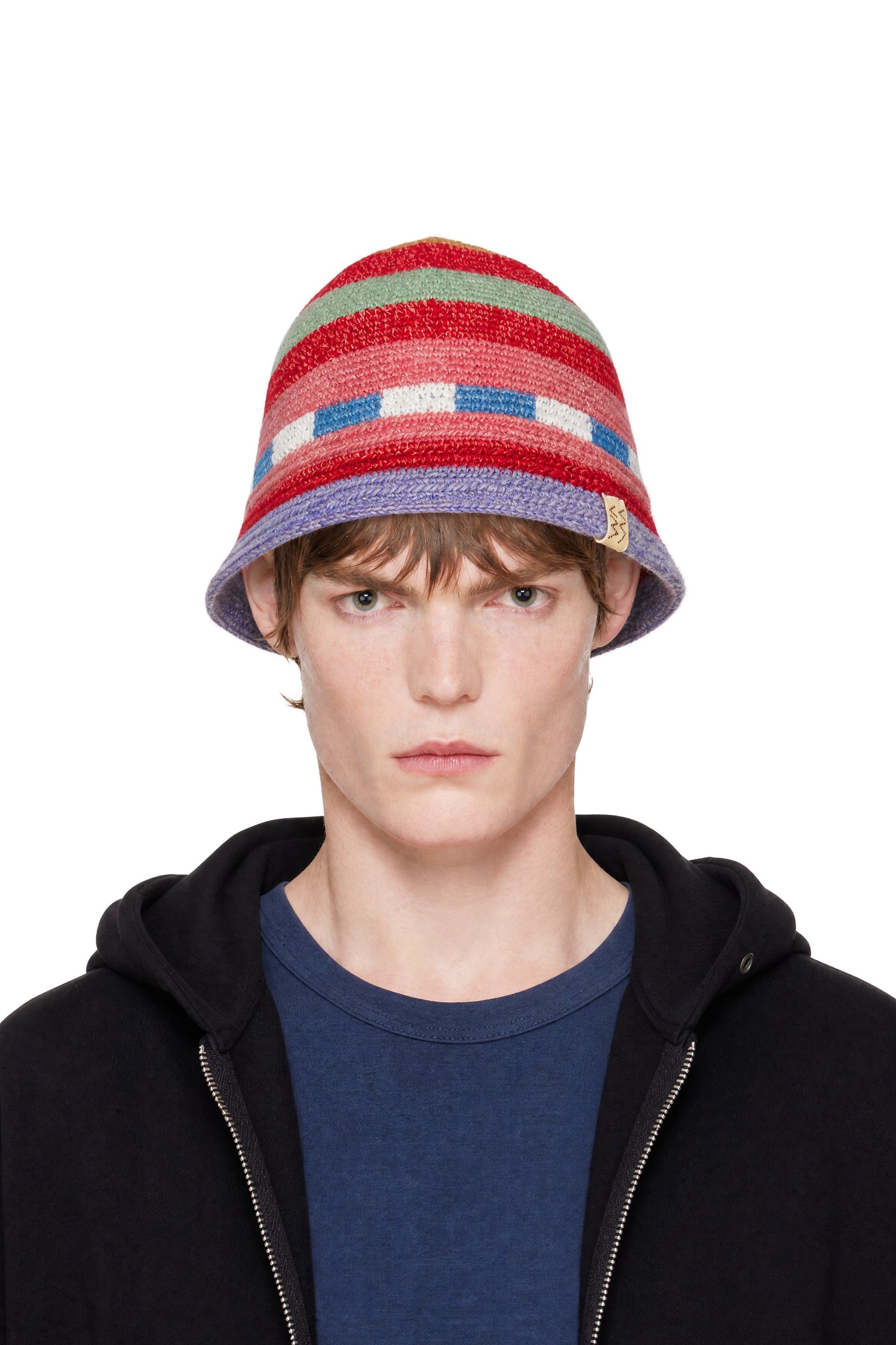 visvim - Red Meda Crochet Knit Hat