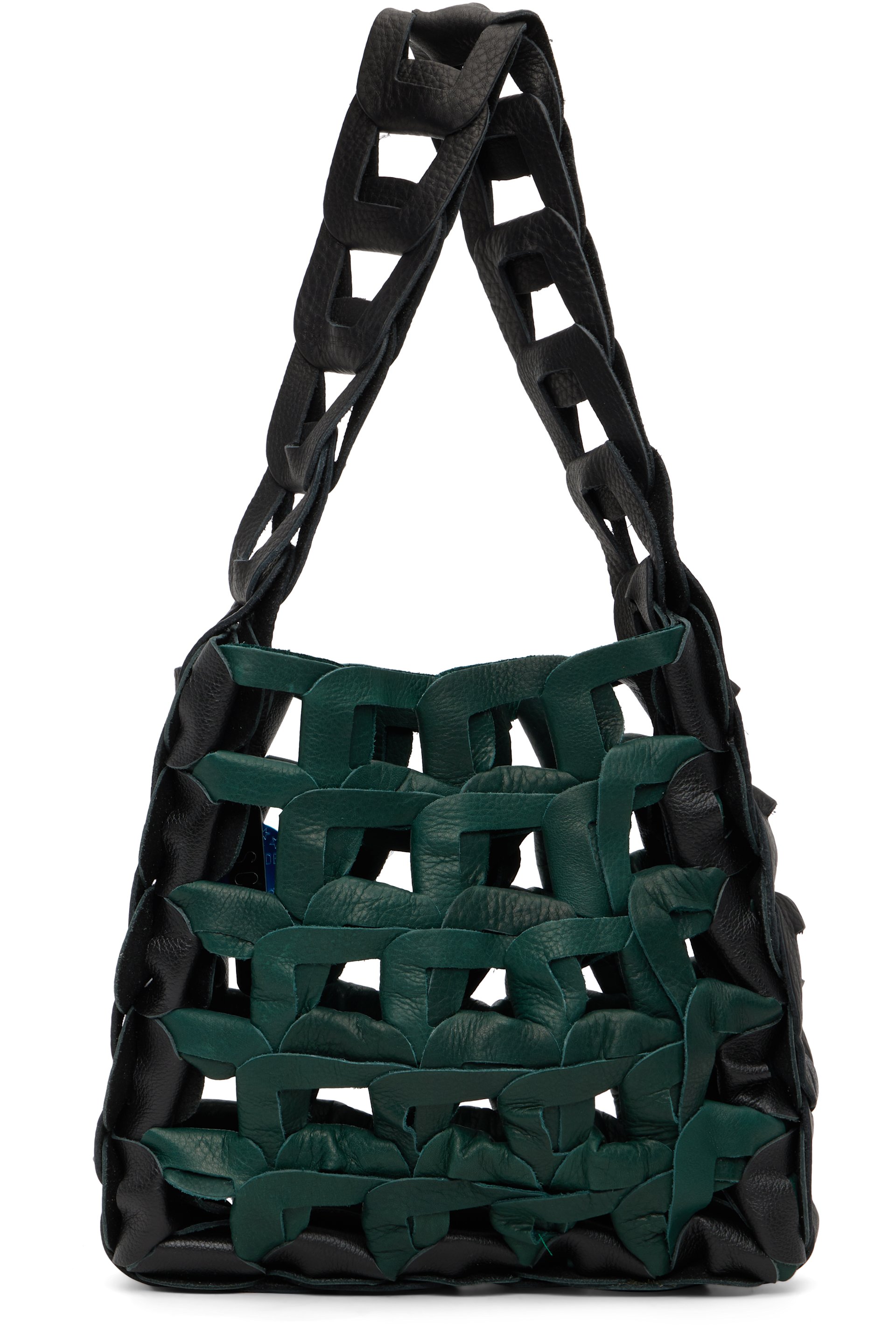 SC103 - Black & Green Links Tote