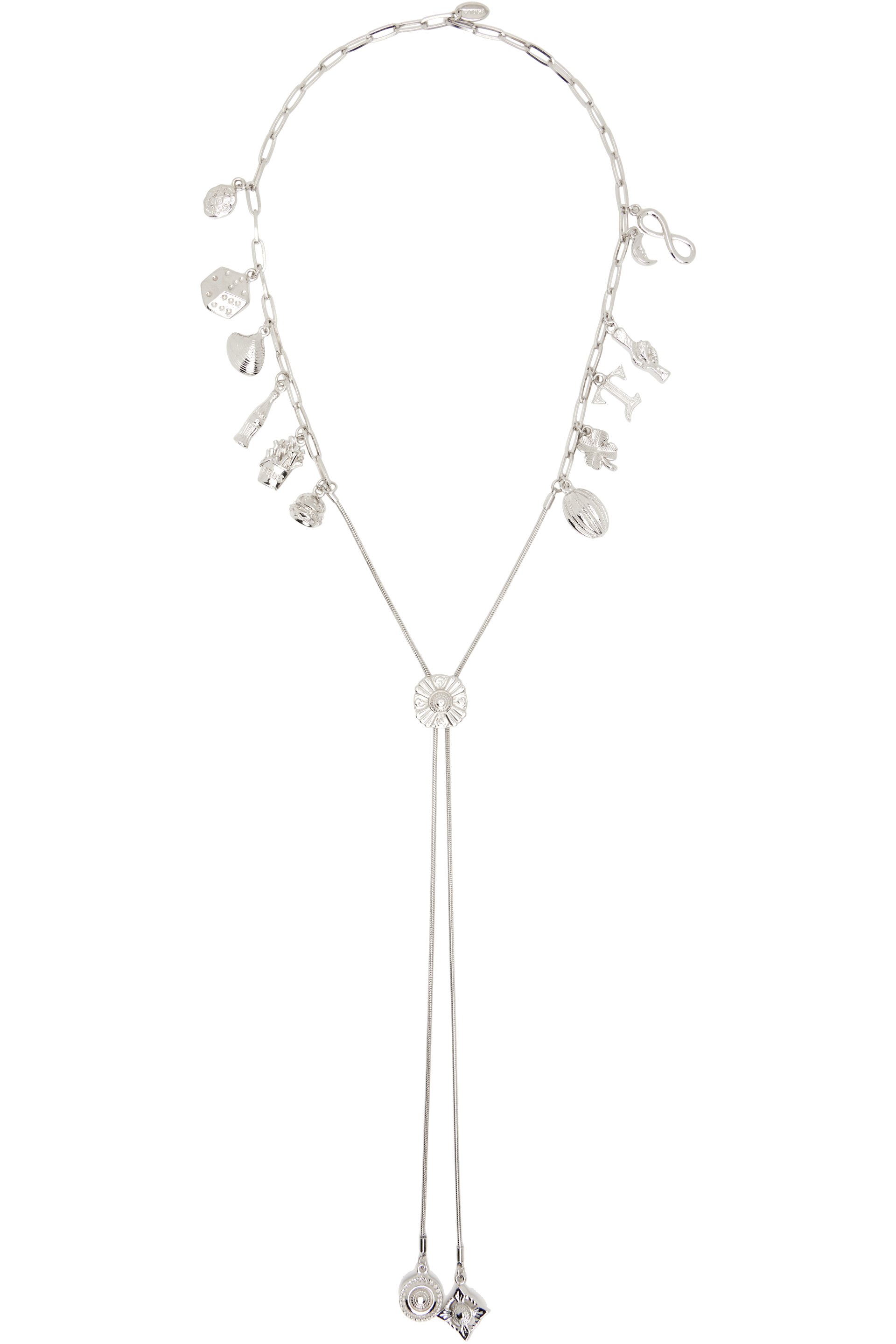 Toga Pulla - Metal Motif Loop Tie Necklace