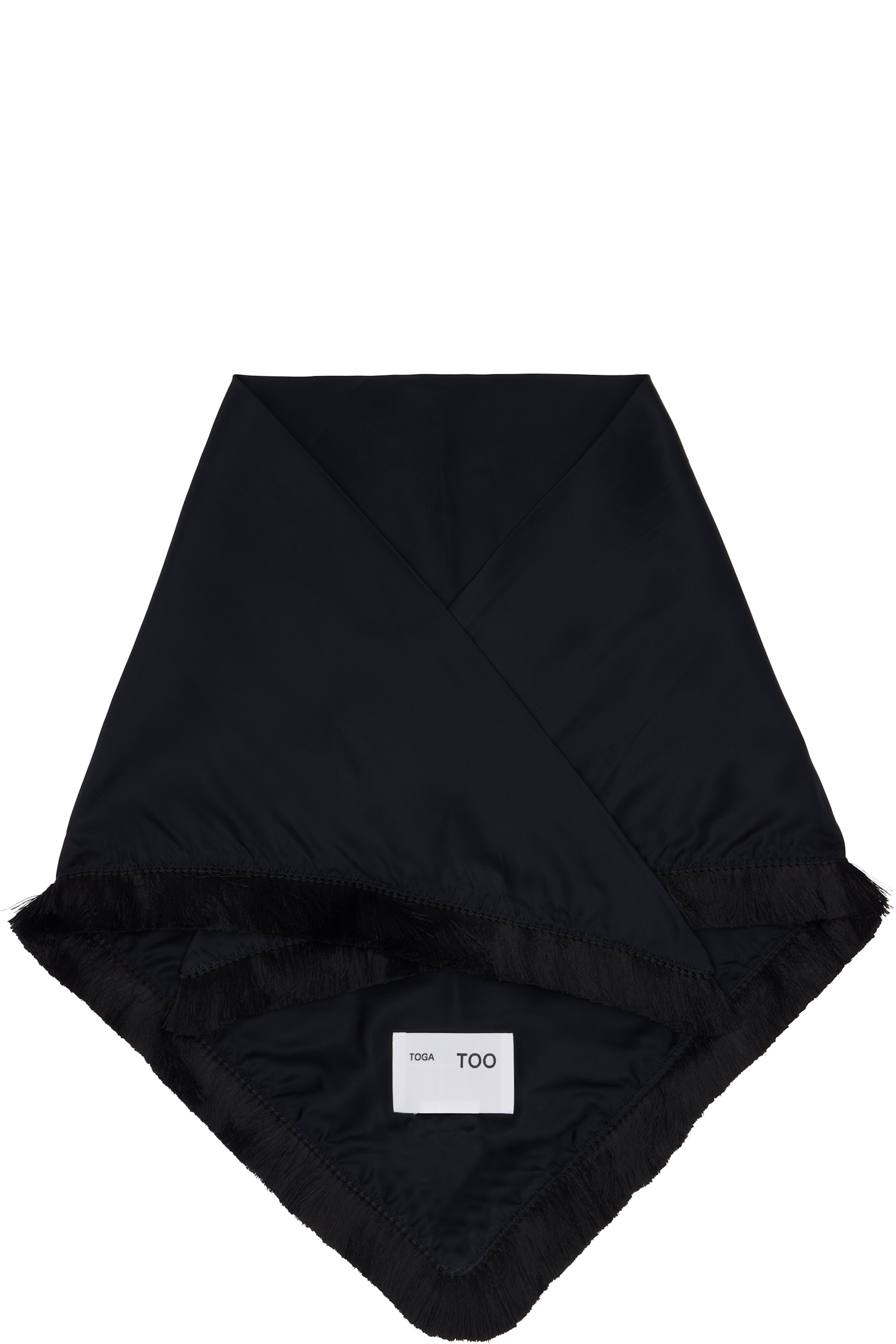 Toga Pulla - Black Fringe Scarf