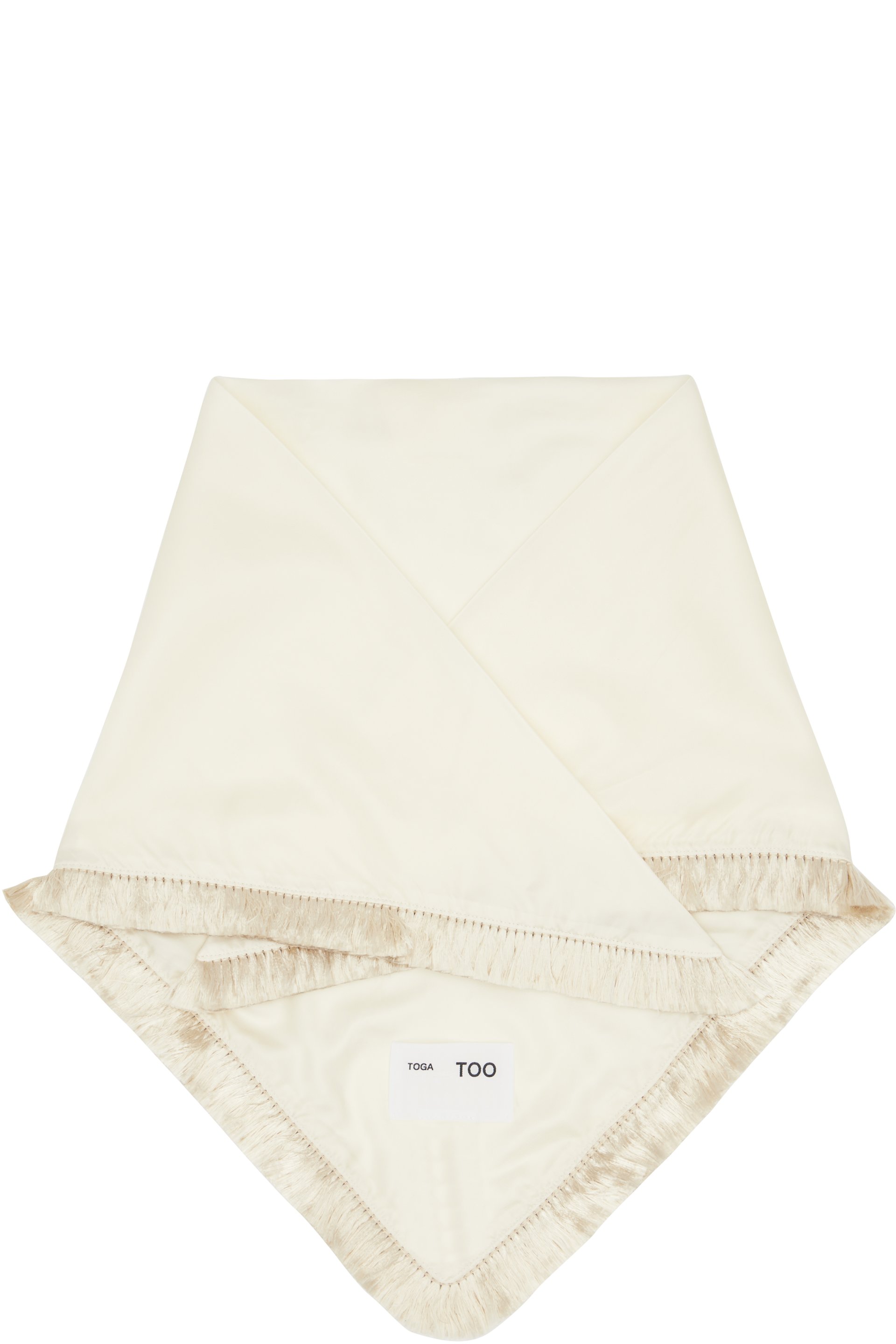 Toga Pulla - Off-White Fringe Scarf