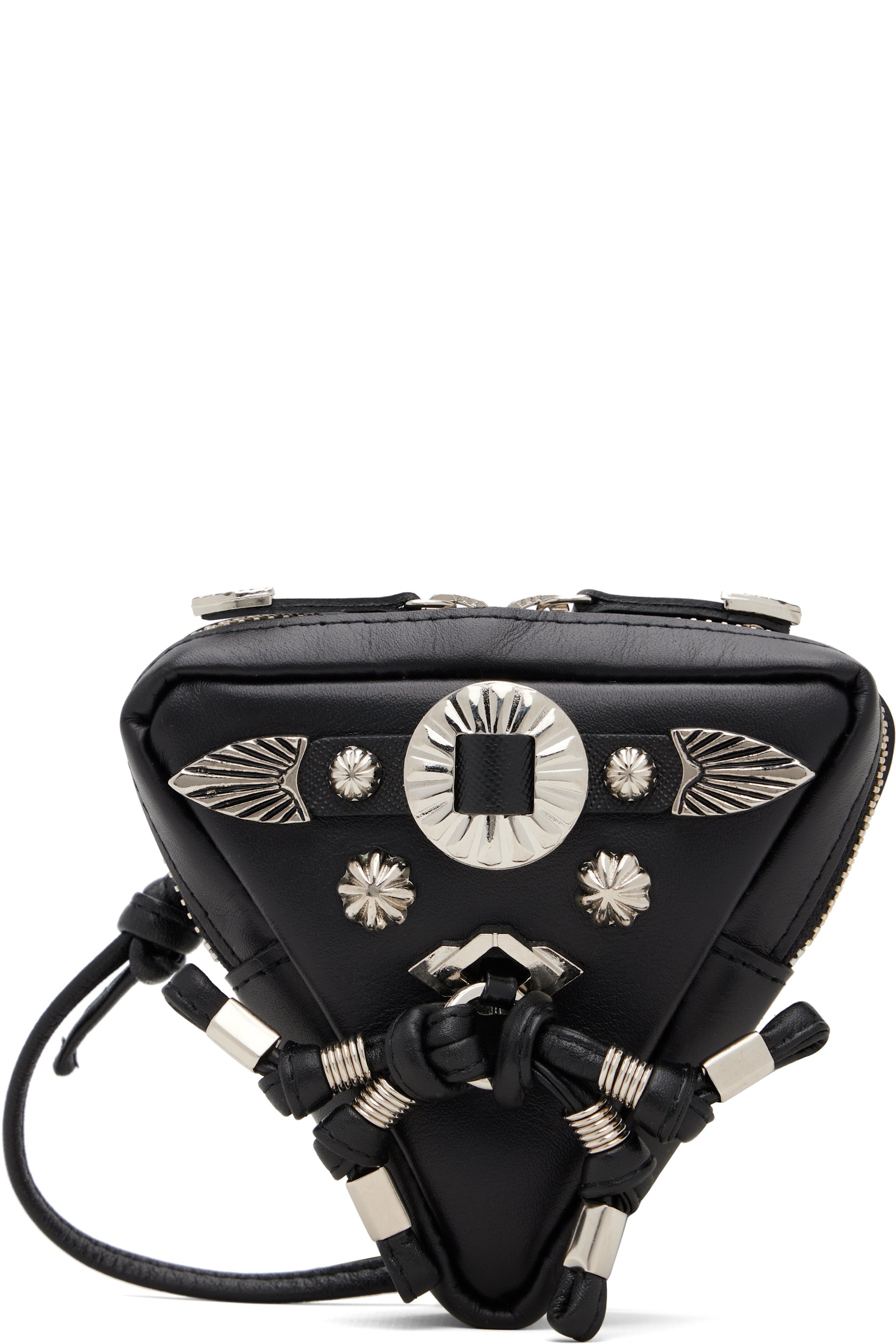 Toga Pulla - Black Triangle Shoulder Bag