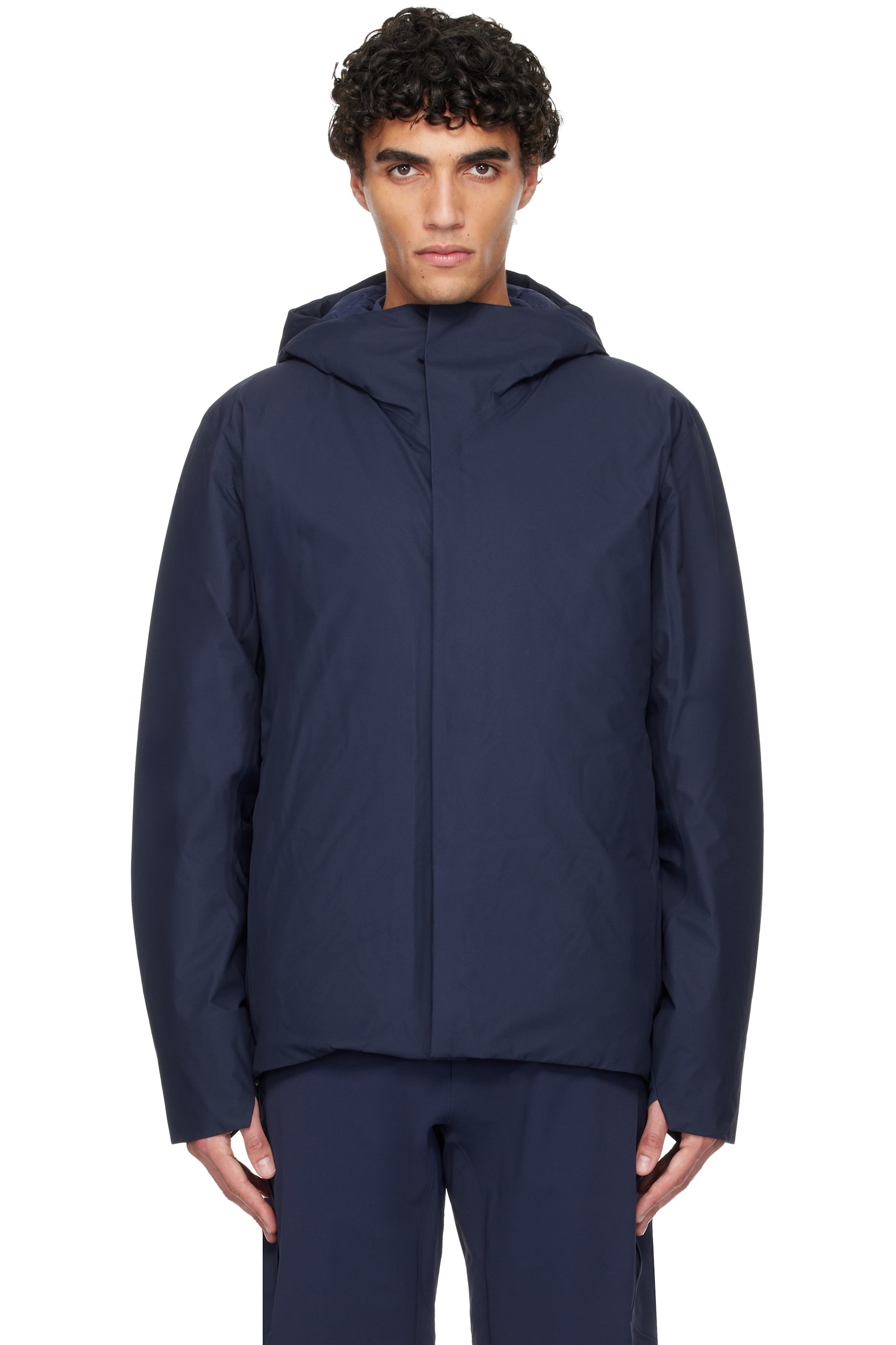 Veilance - Blouson Altus bleu marine rembourré en duvet