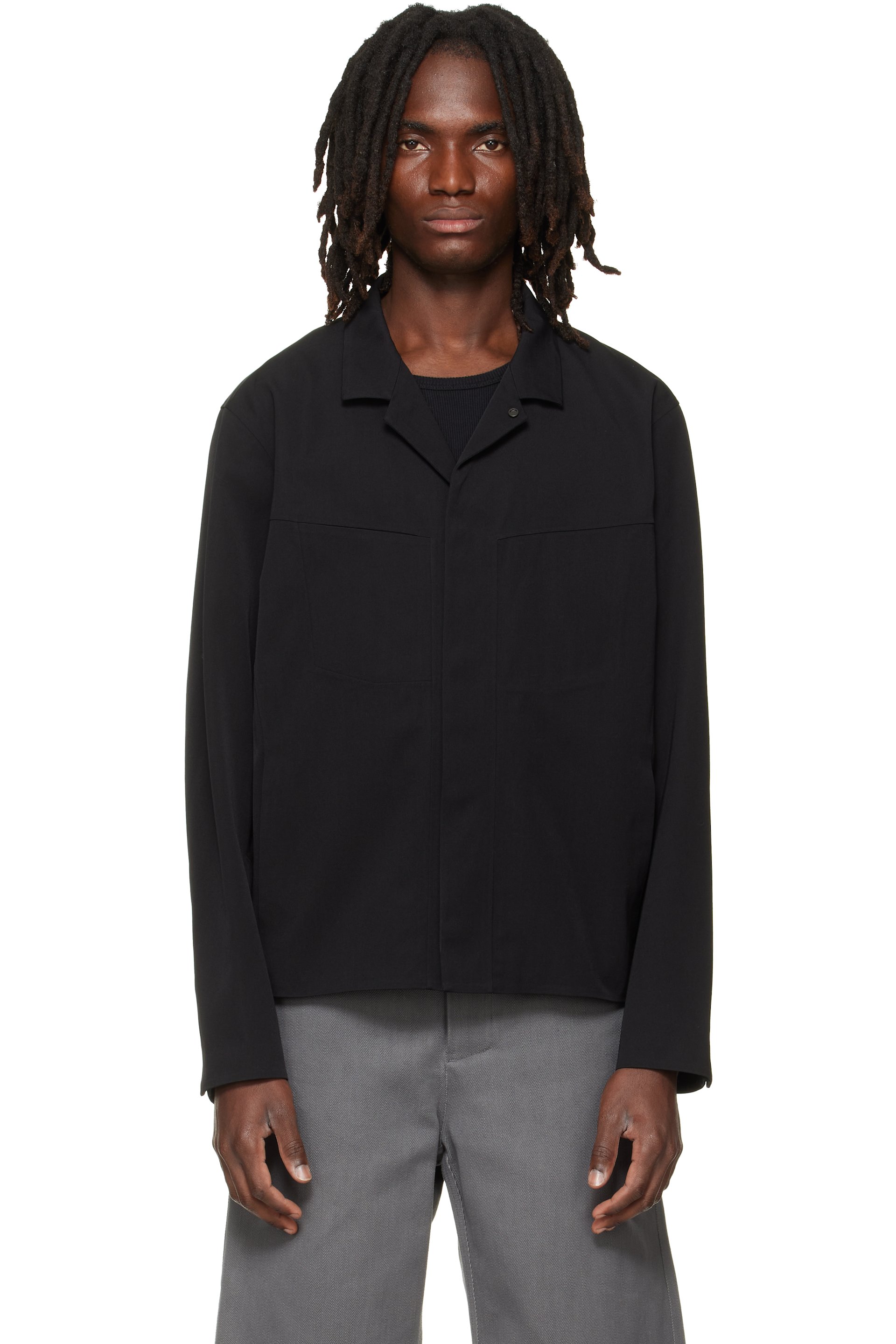 Veilance - Black Voronoi Wool Jacket