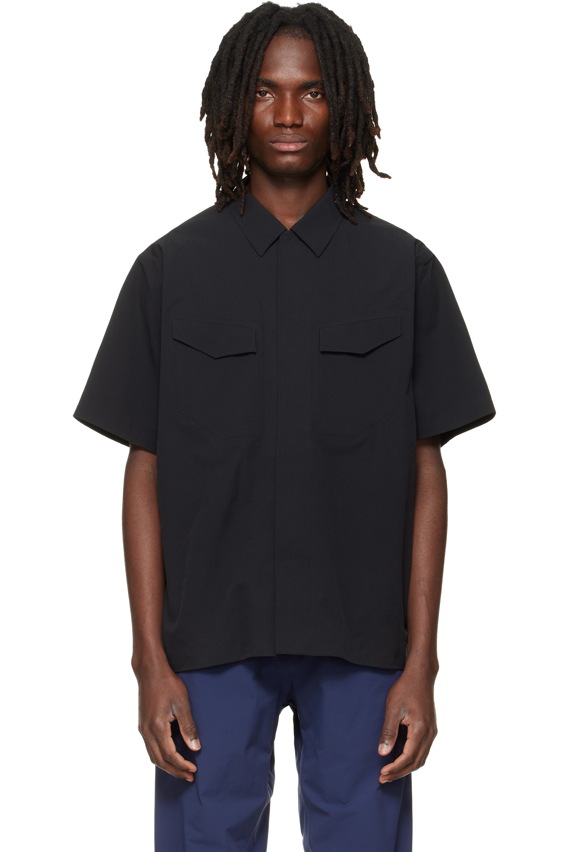 Veilance - Black Field S/S Shirt