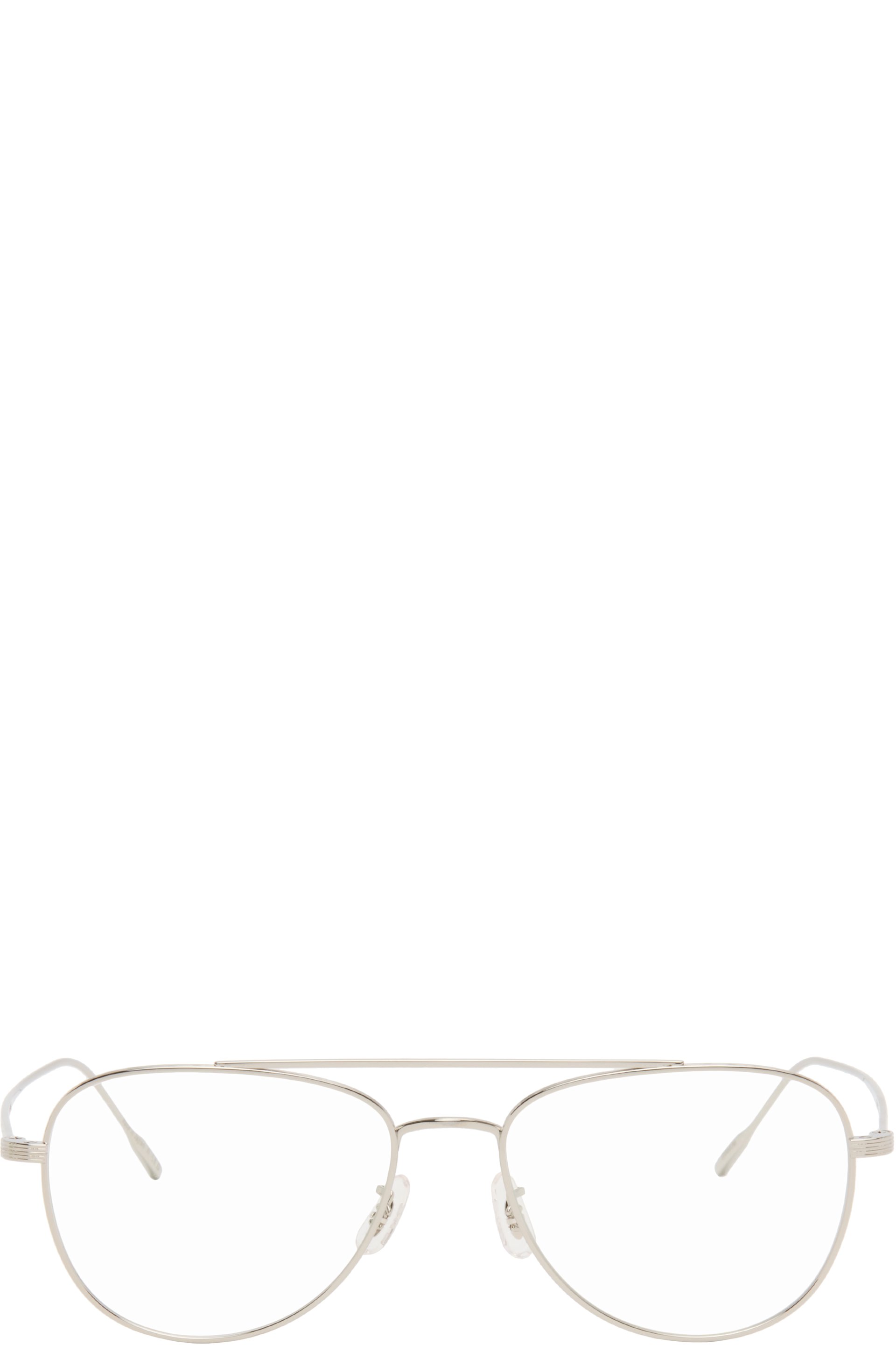 Oliver Peoples - Silver Stilson Glasses