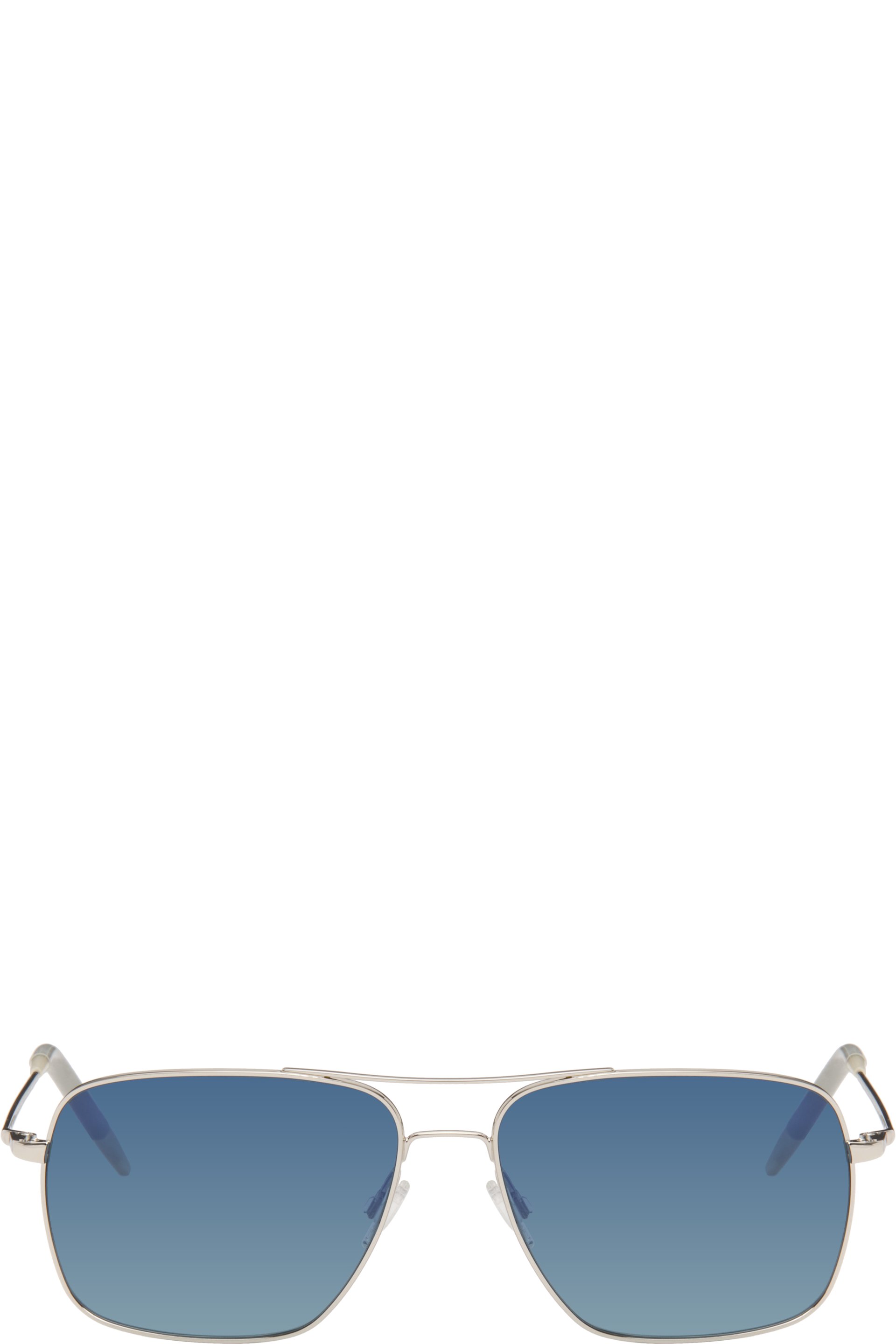 Oliver Peoples - Silver Clifton Sunglasses