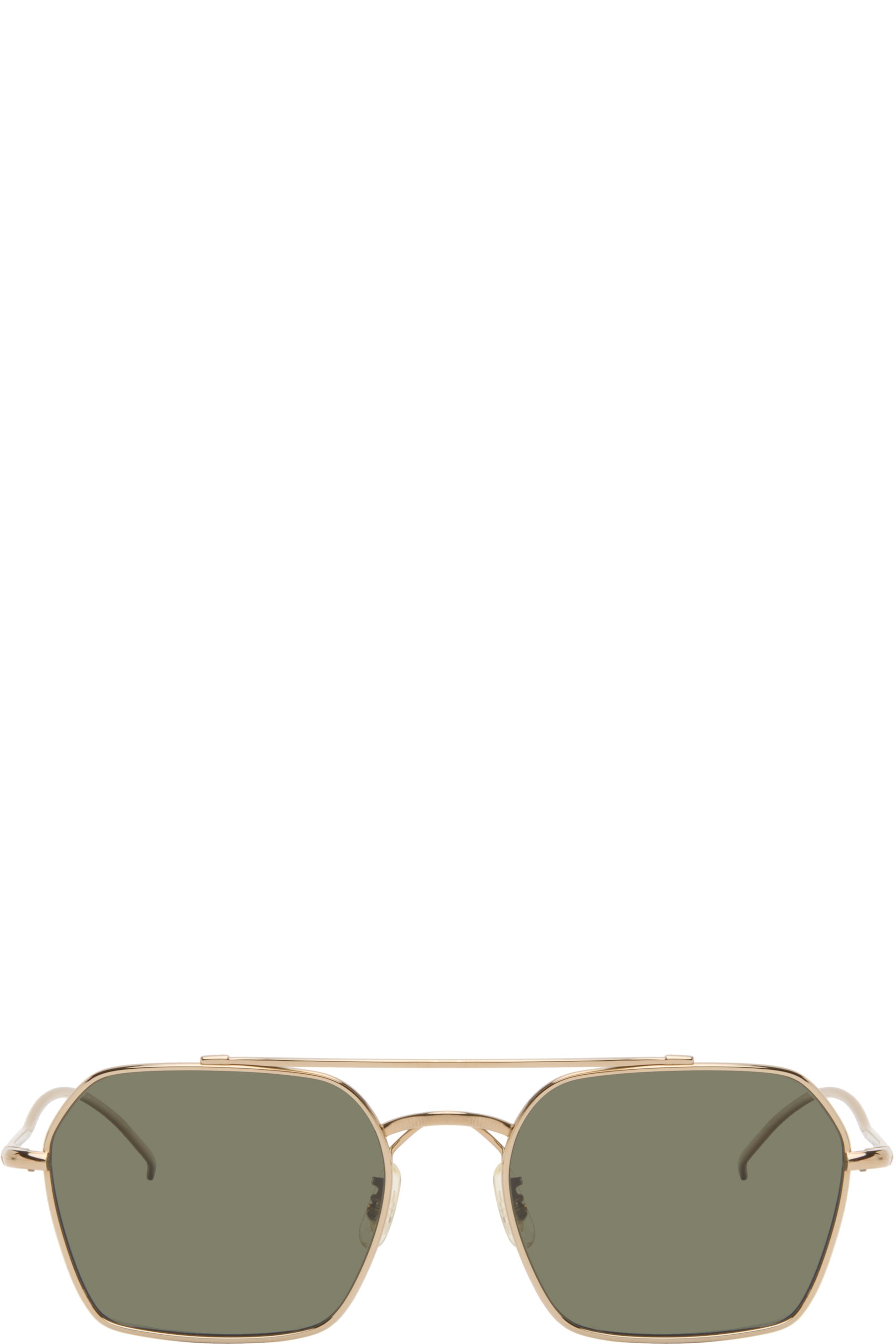 Oliver Peoples - Gold TK-15 Sunglasses