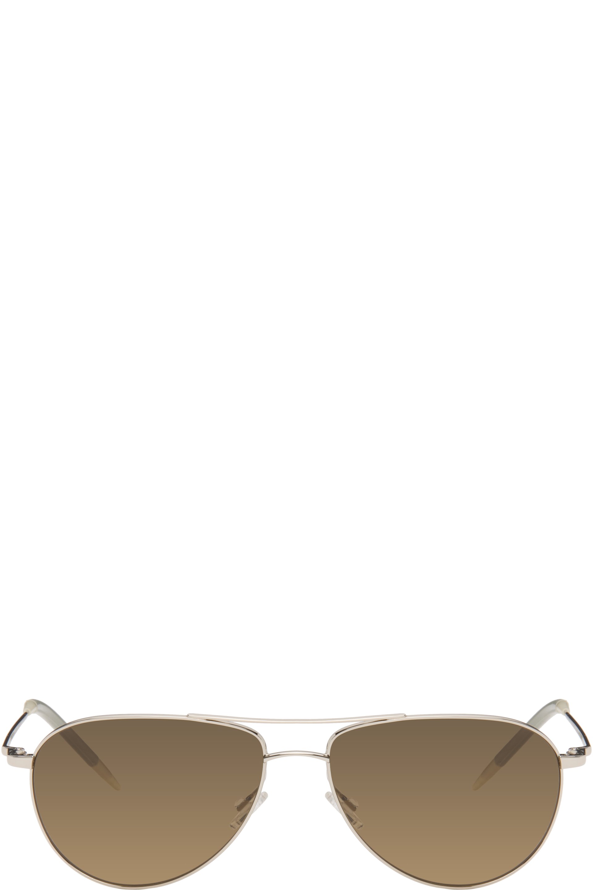 Oliver Peoples - Silver Benedict Sunglasses