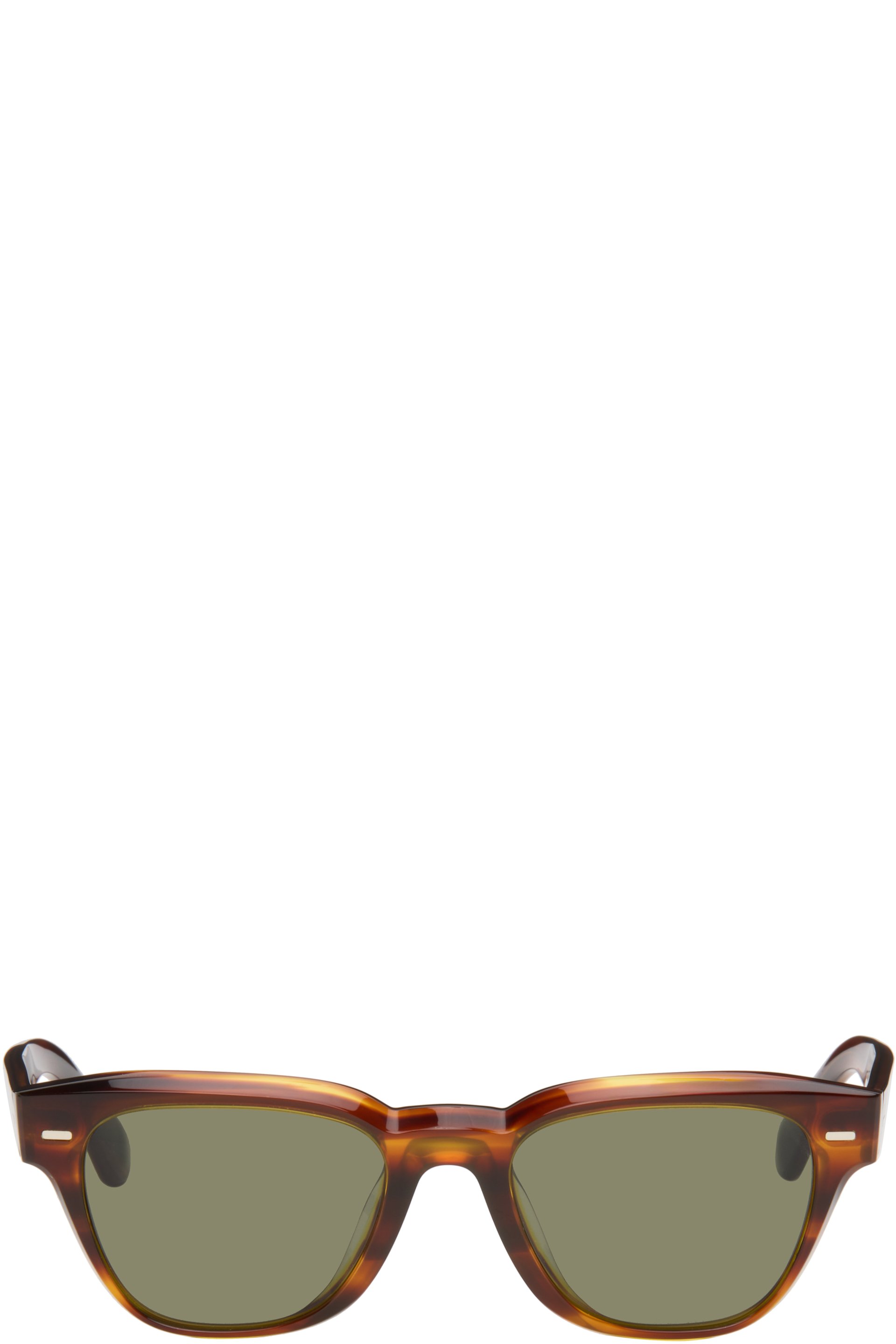 Oliver Peoples - Brown Rueny Sunglasses