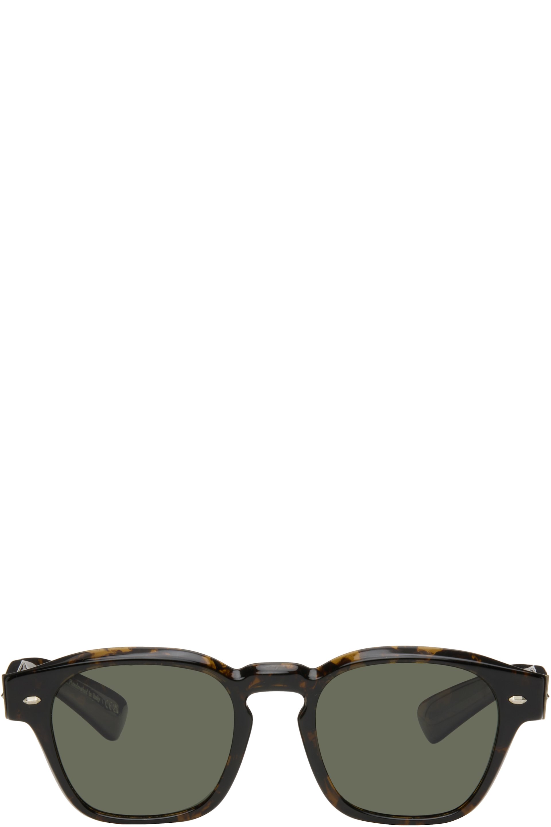 Oliver Peoples - Brown Maysen Sunglasses