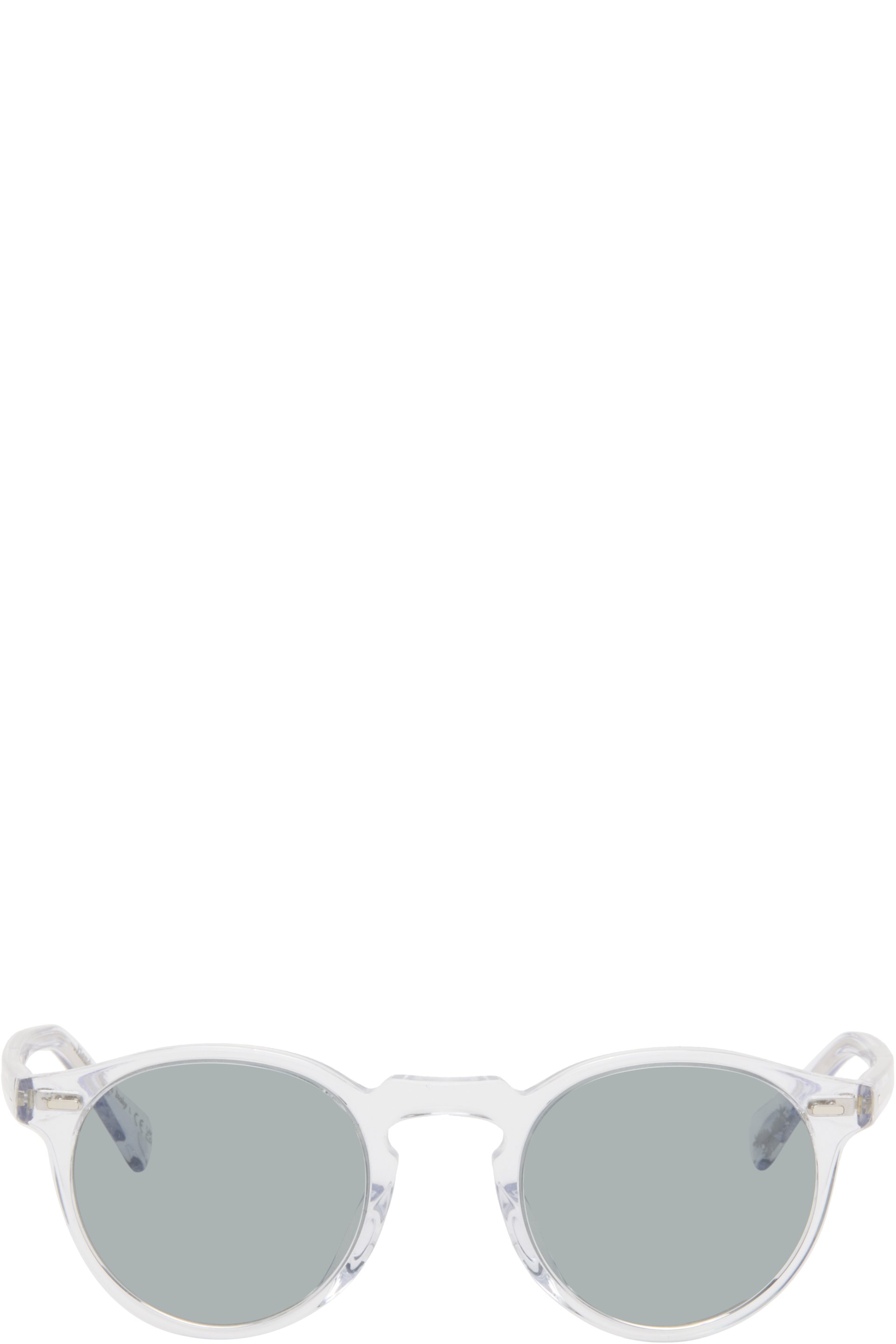 Oliver Peoples - Transparent Gregory Peck Sunglasses