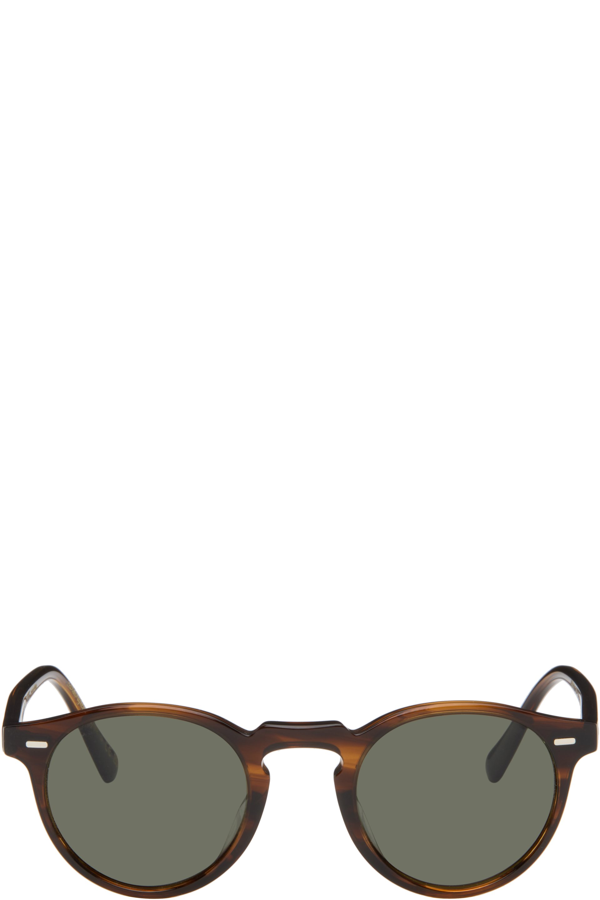 Oliver Peoples - Brown Gregory Peck Sunglasses