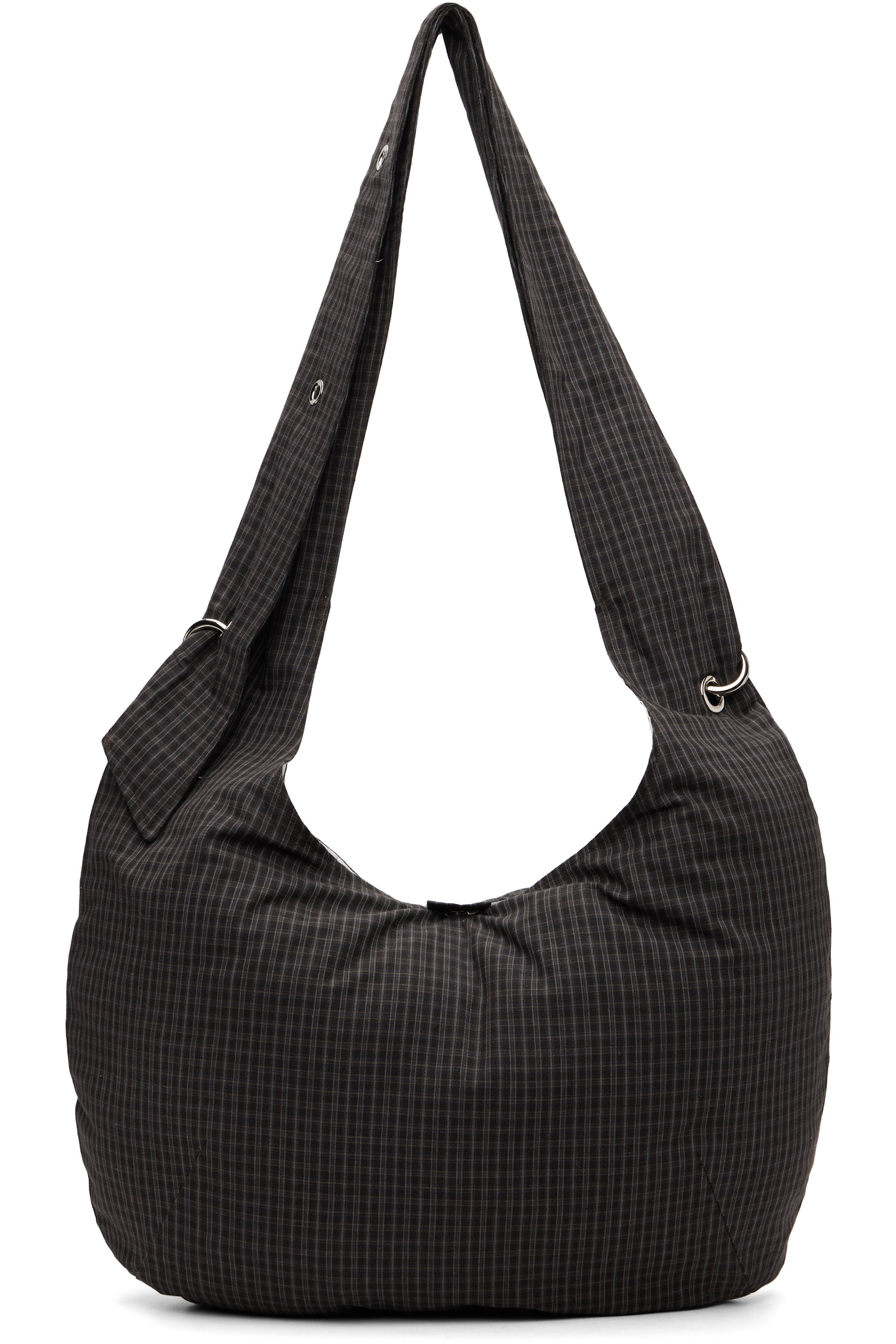 mfpen - Gray Eyelet Messenger Bag