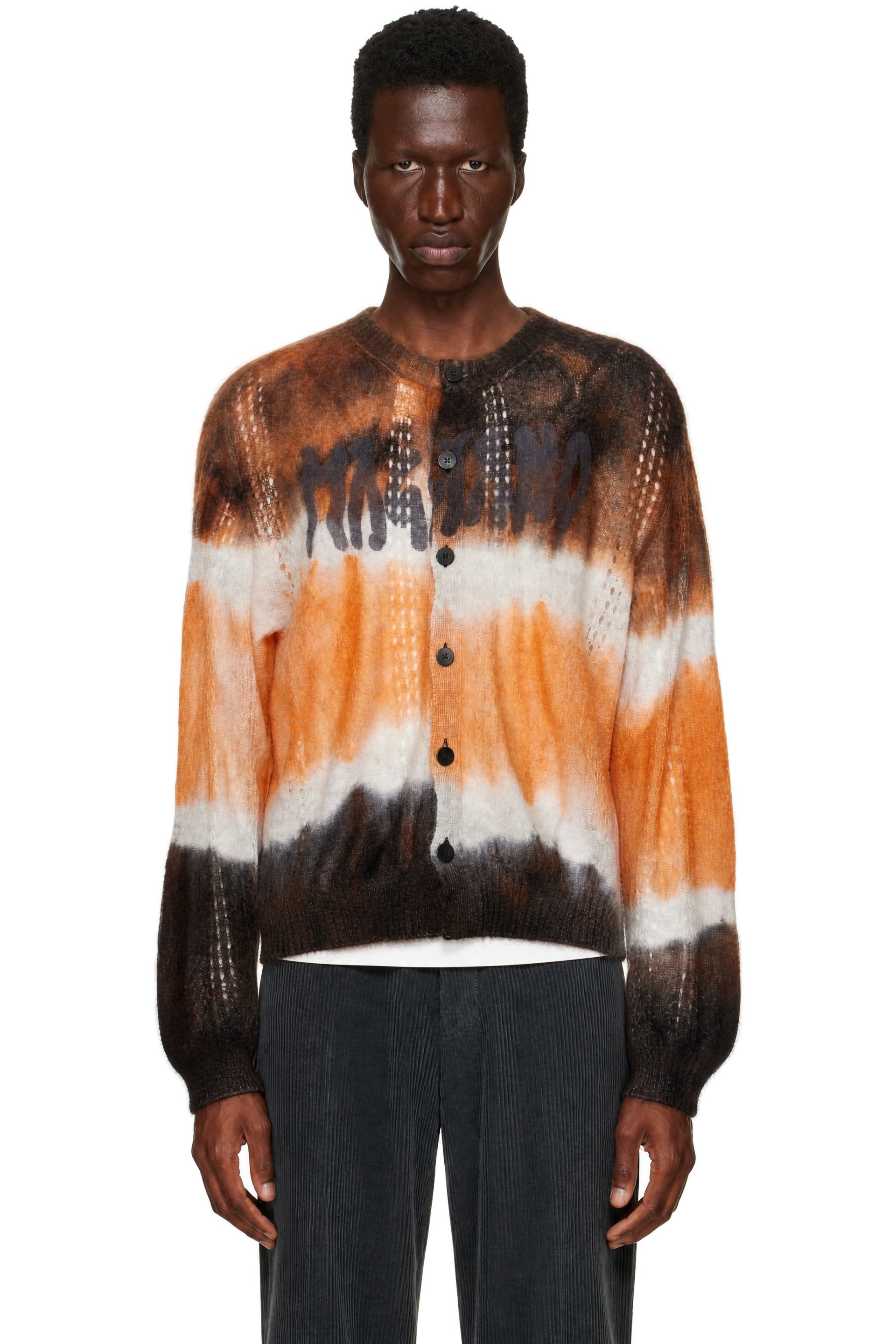 Magliano - Brown & Orange Psychedelic Cardigan