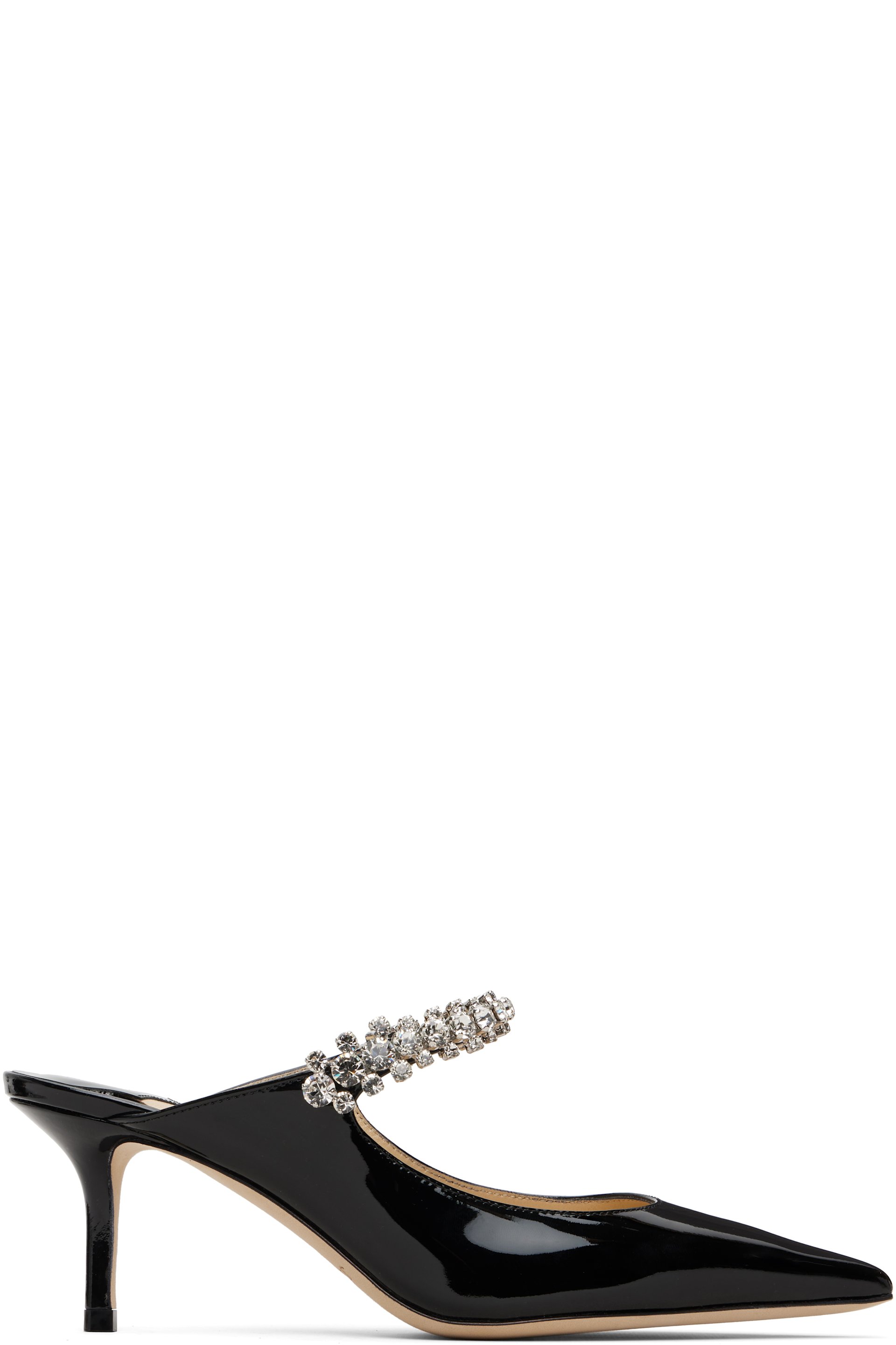 Jimmy Choo - Chaussures à talon 65 noires à bride Bing