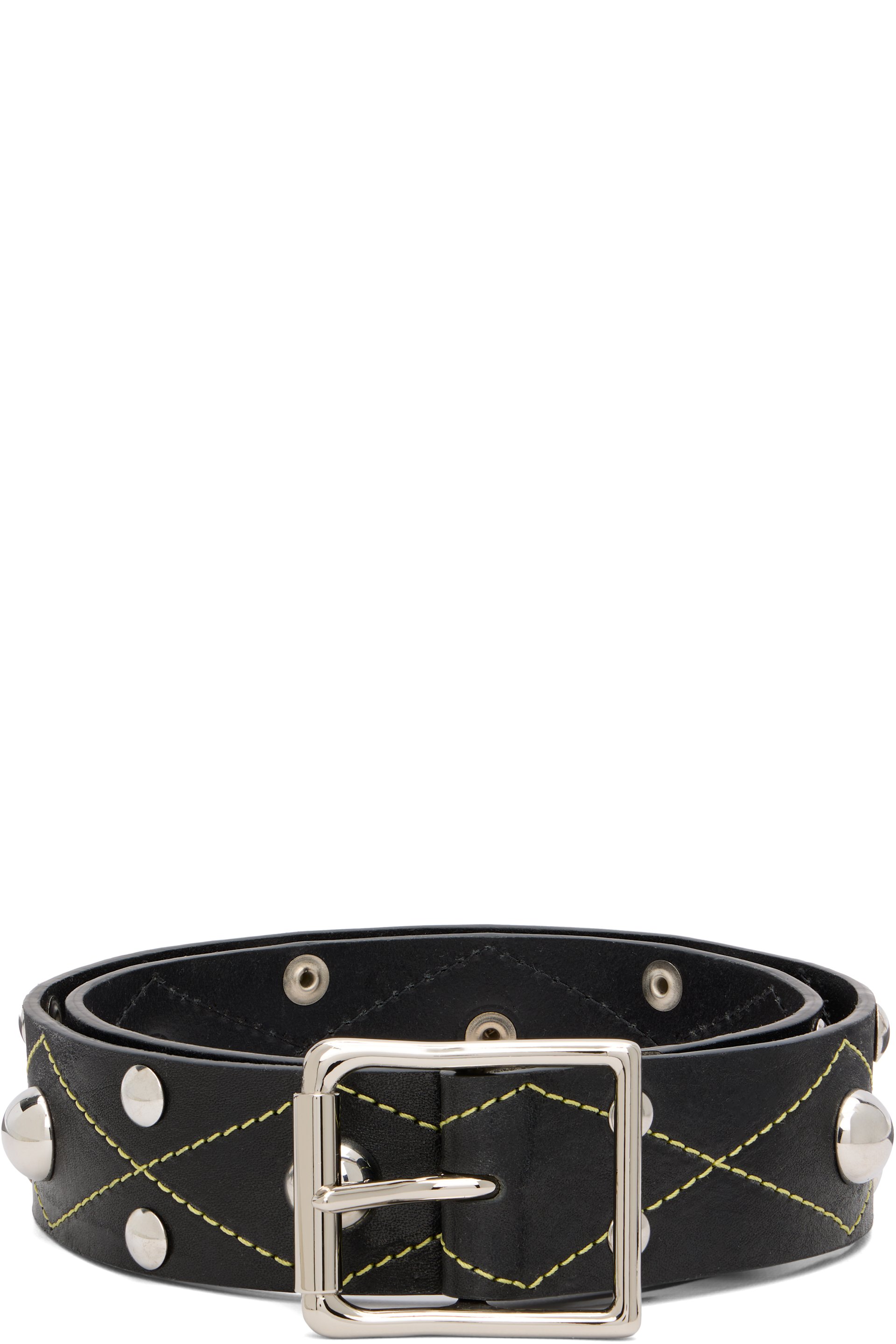 Chopova Lowena - Ceinture noire à clous