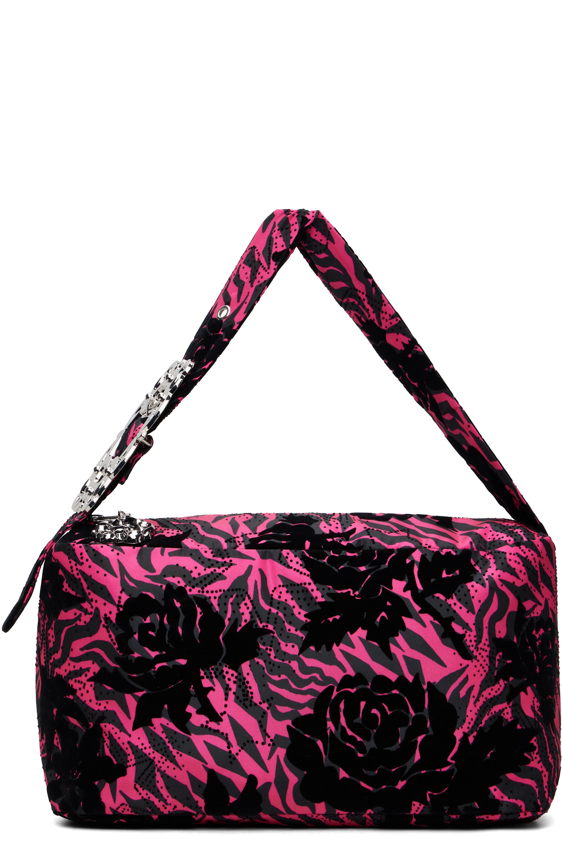 Chopova Lowena - Sac Tigey rose en taffetas