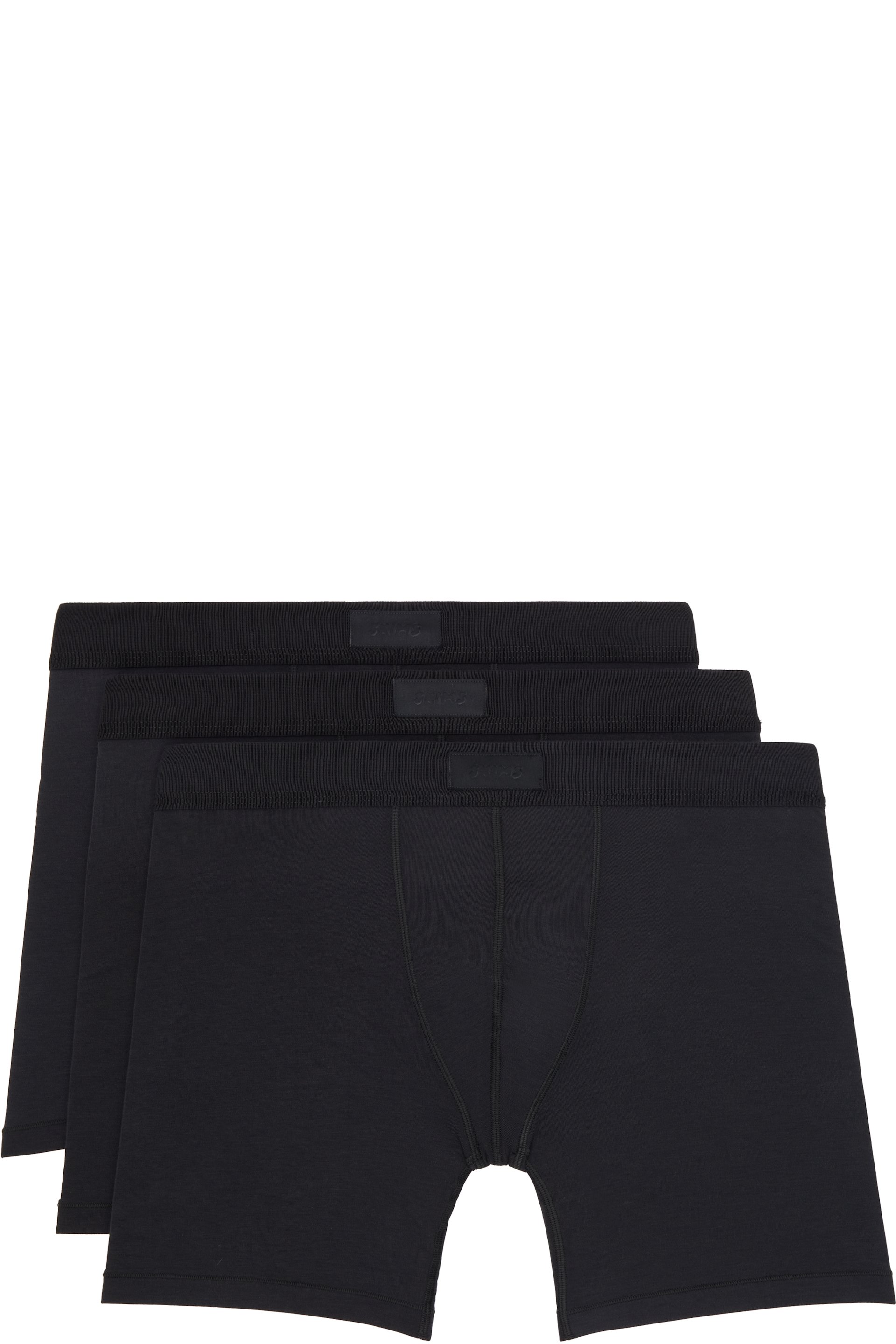 SKIMS - ブラック SKIMS Cotton 5" ボクサーブリーフ 3枚セット