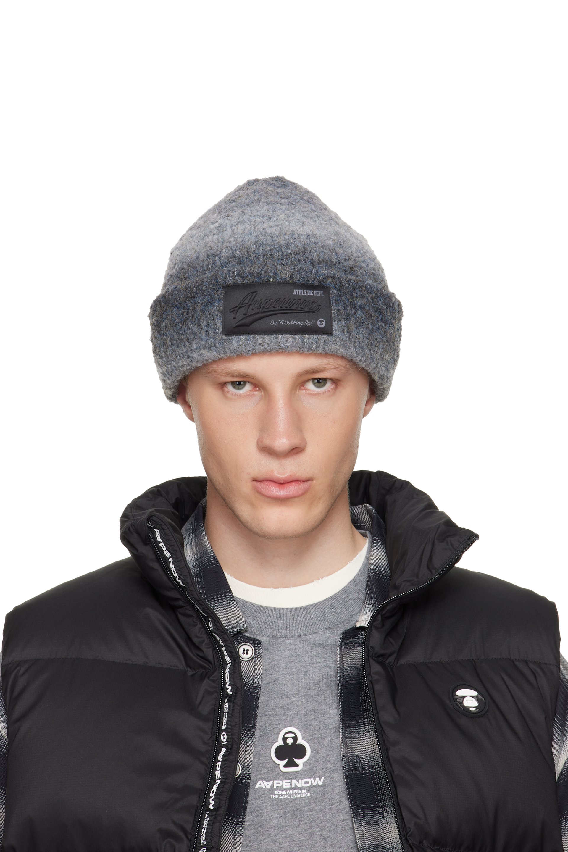 AAPE by A Bathing Ape - Gray AAPEUNVS Beanie
