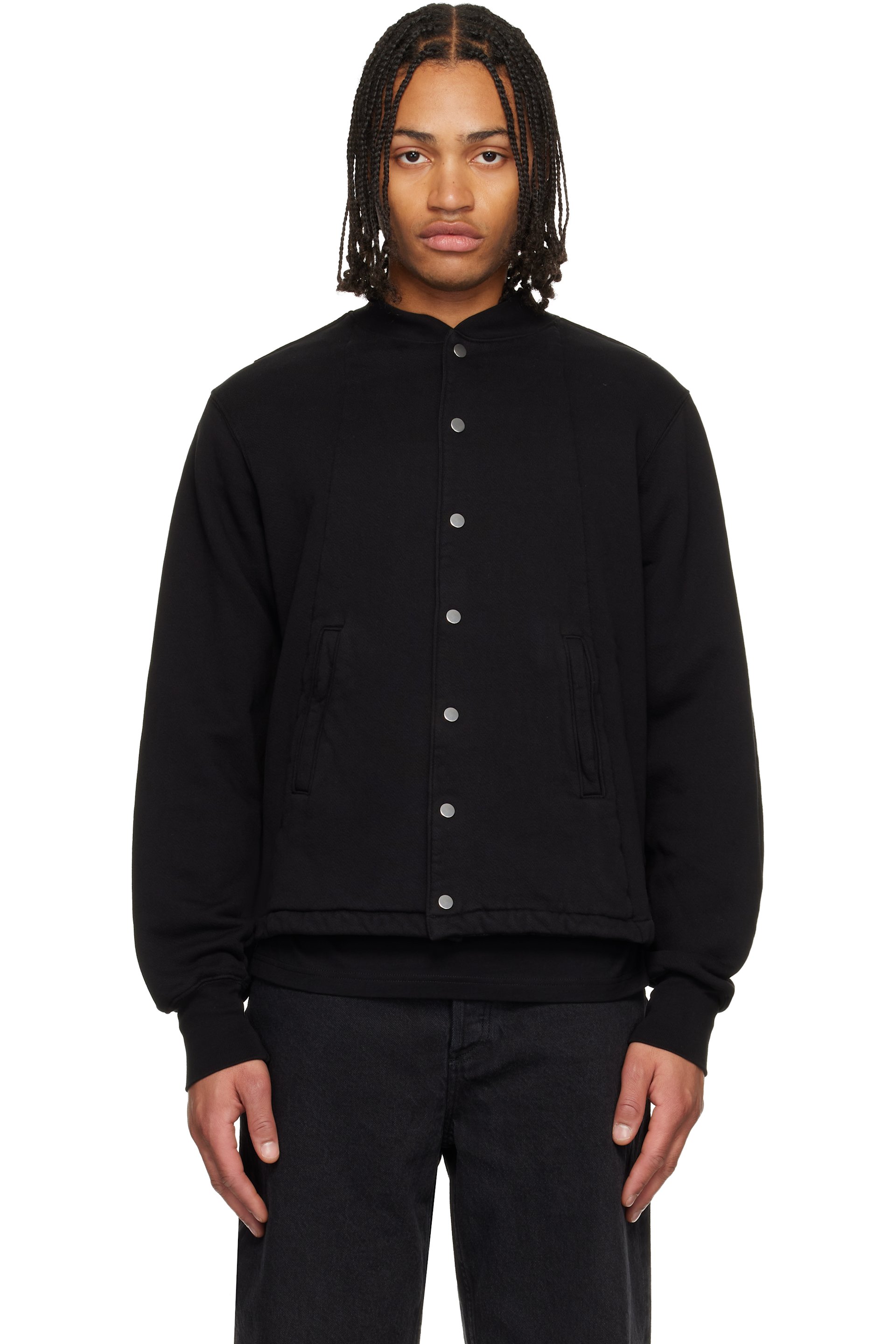 Les Tien - Black Moto Coaches Jacket