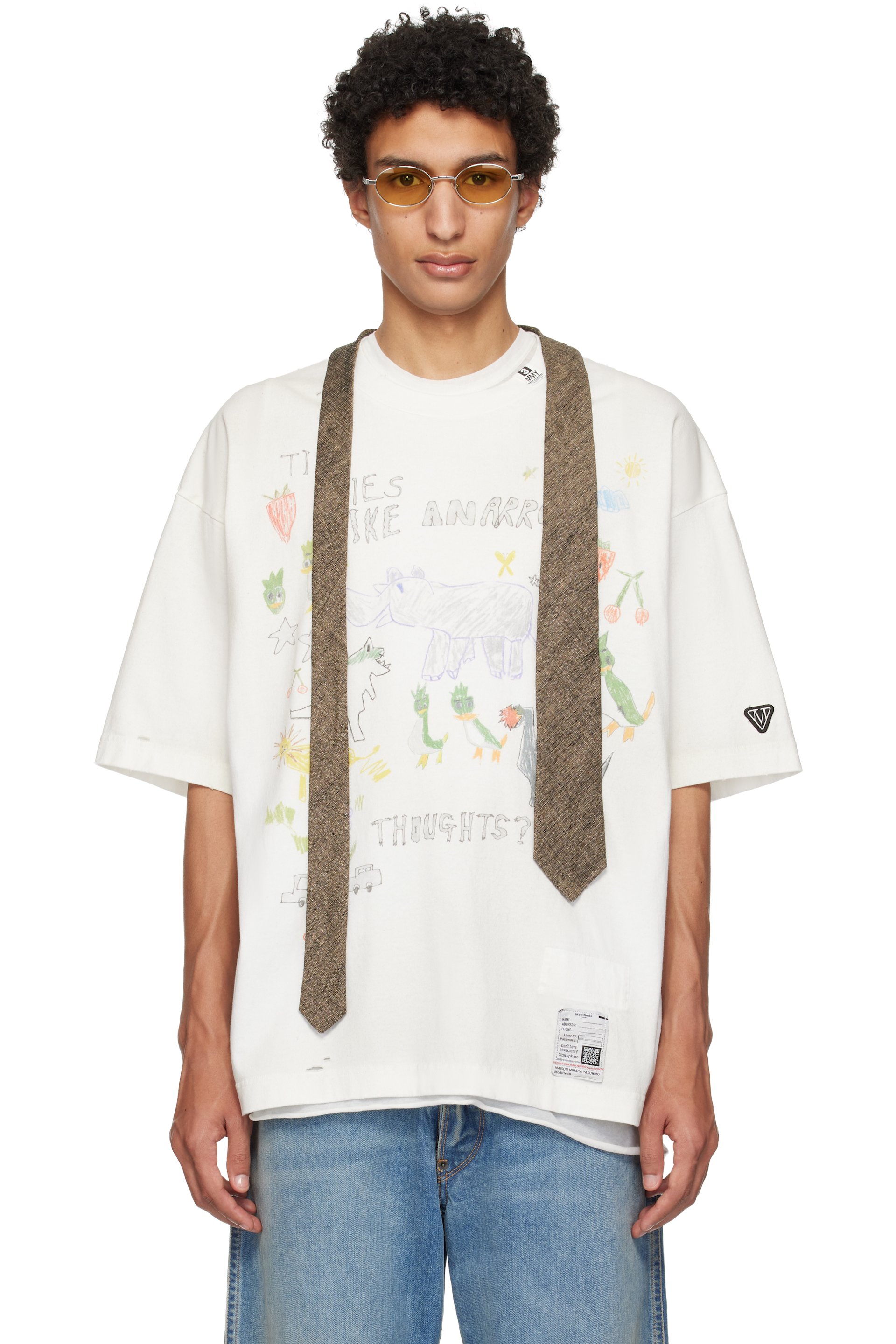 Maison MIHARA YASUHIRO - Off-White Kids Doodle Printed T-shirt