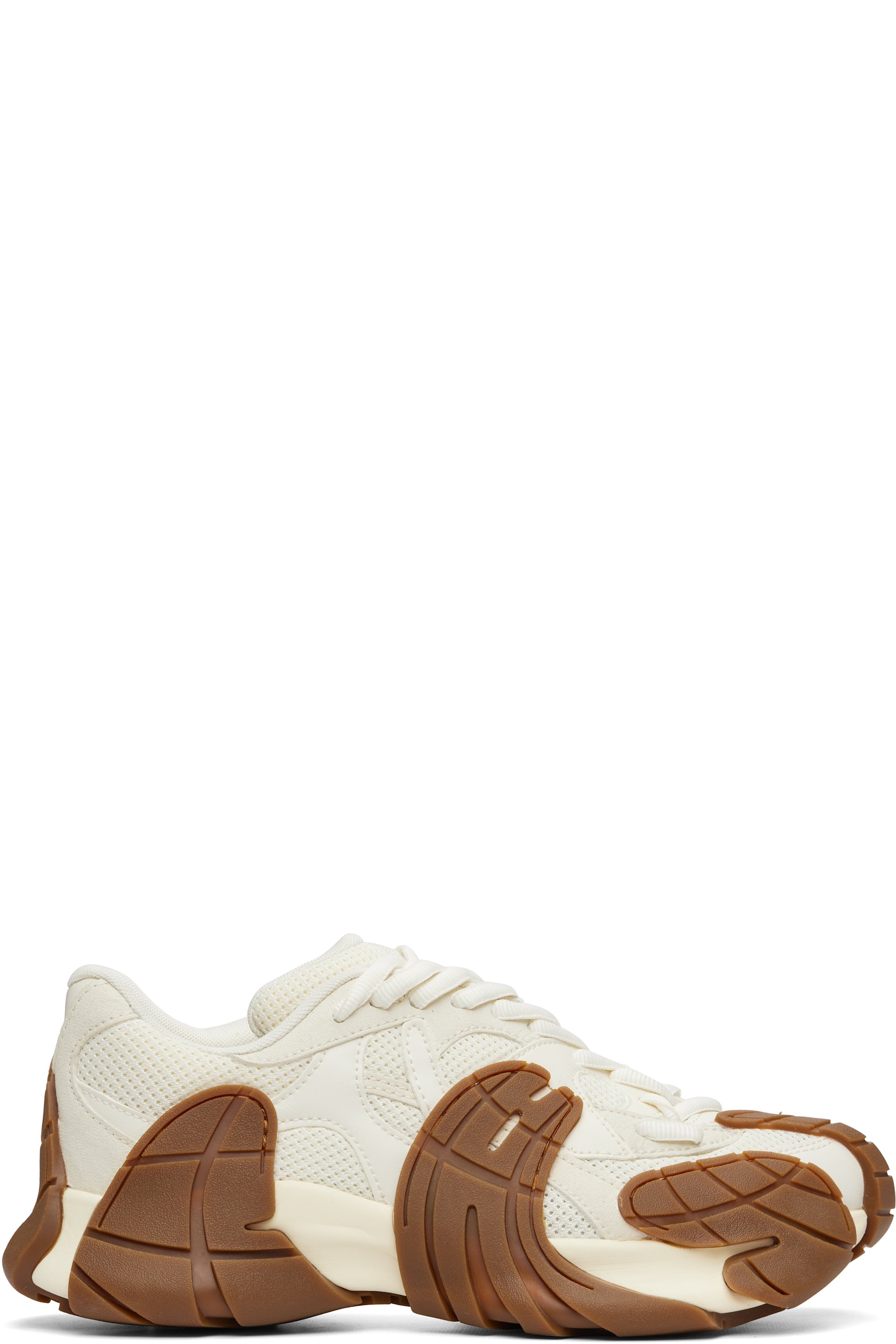 CAMPERLAB - Off-White & Brown Tormenta Sneakers