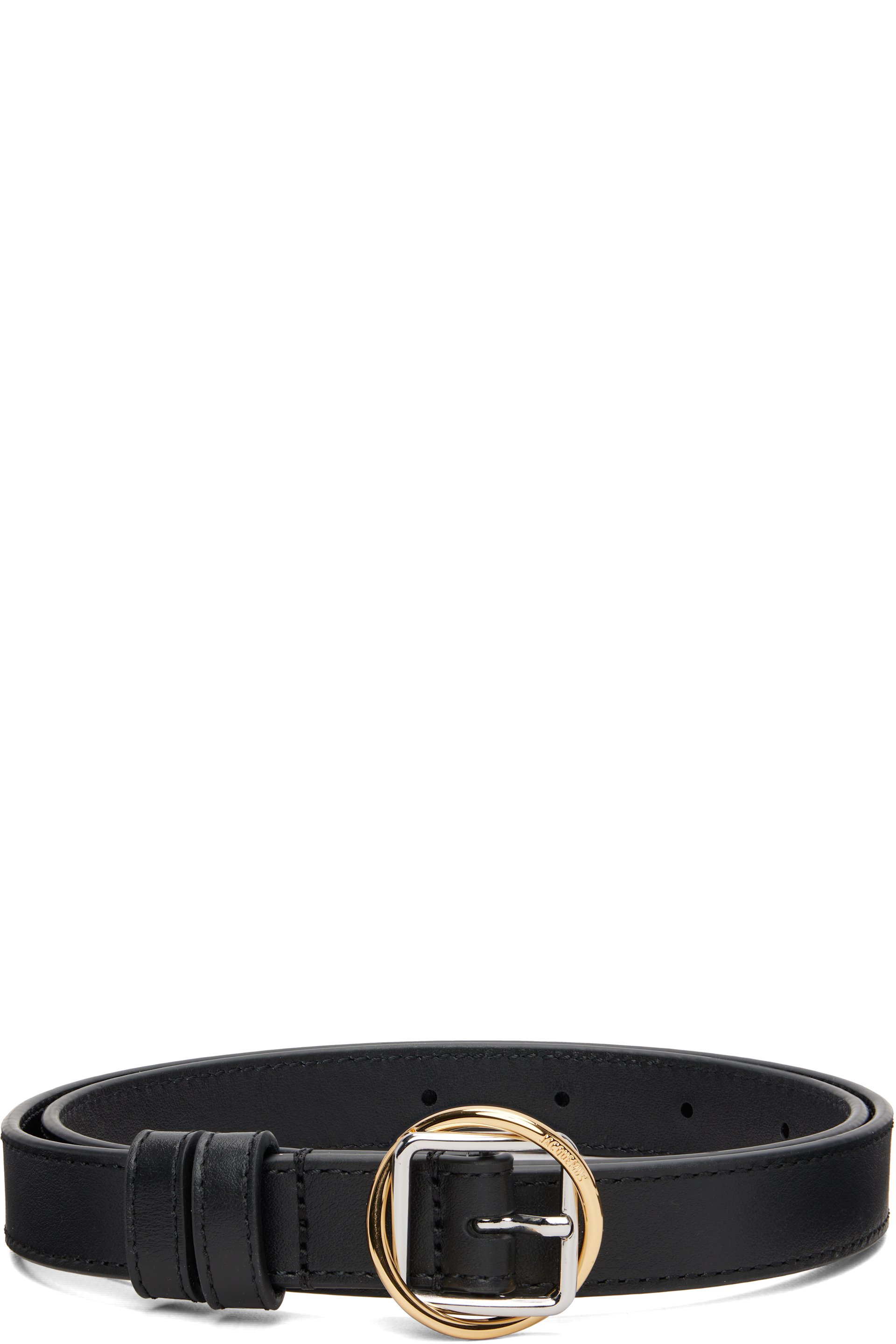 JACQUEMUS - Ceinture fine Salon noire