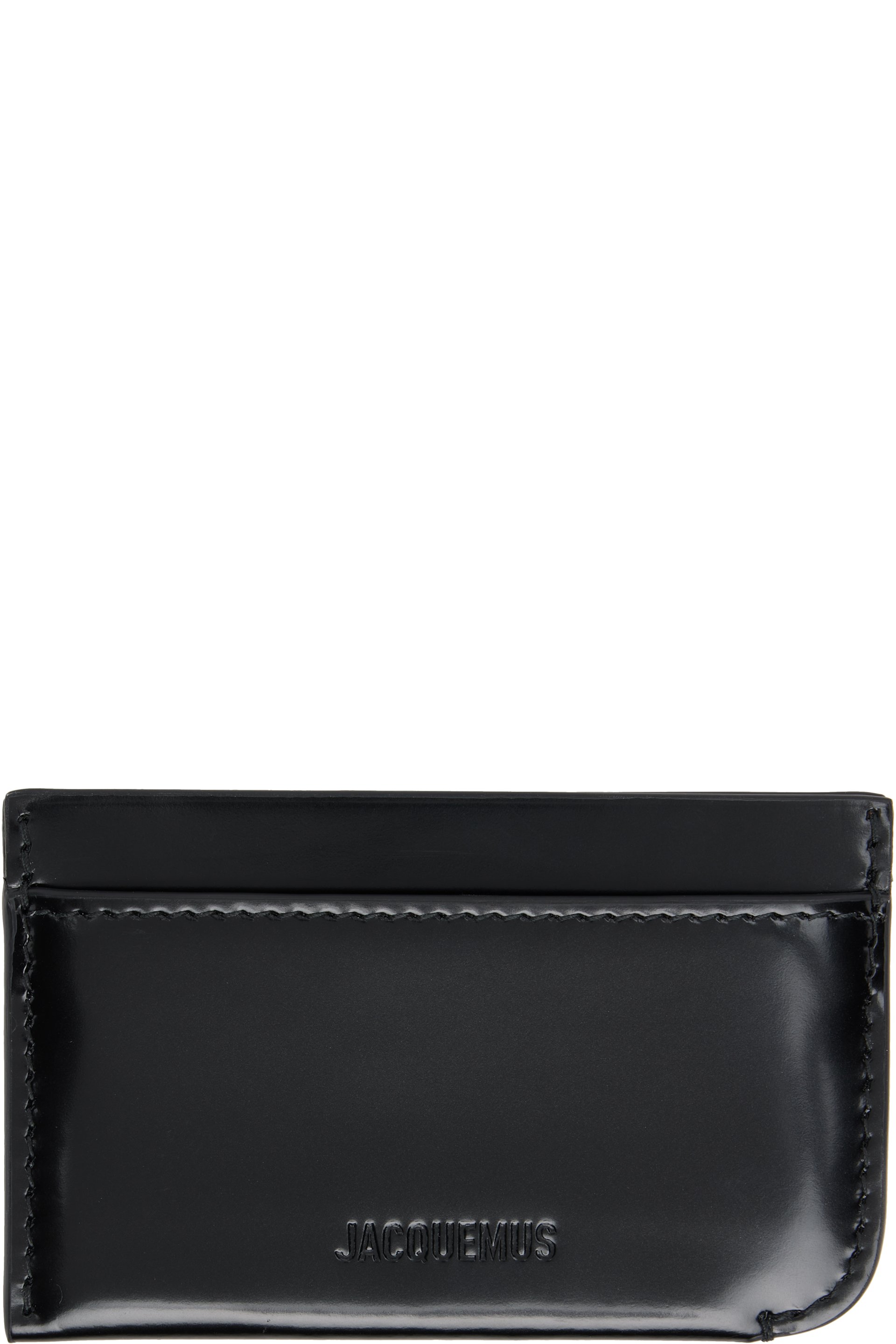 JACQUEMUS - Black 'Le Porte Curvo' Card Holder