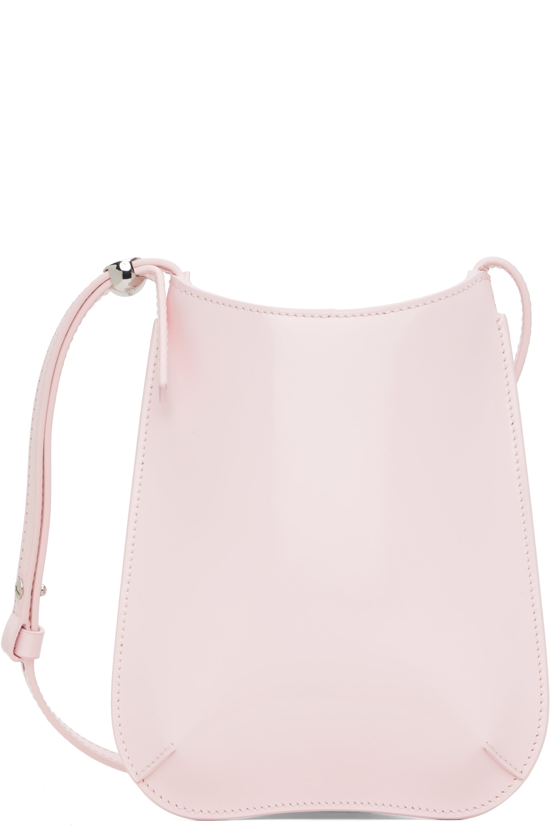 JACQUEMUS - Sac pour téléphone Bisou rose