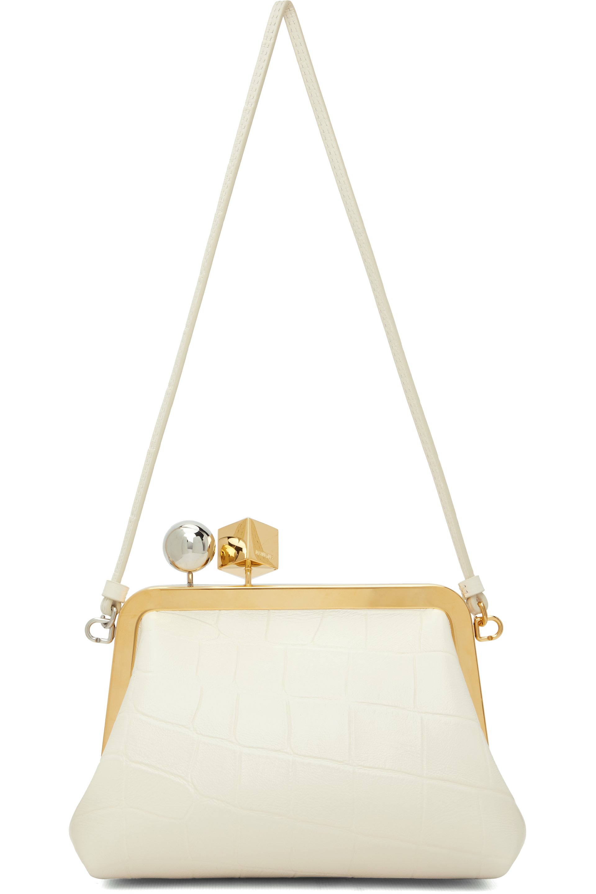 JACQUEMUS - Sac Berlingot blanc cassé