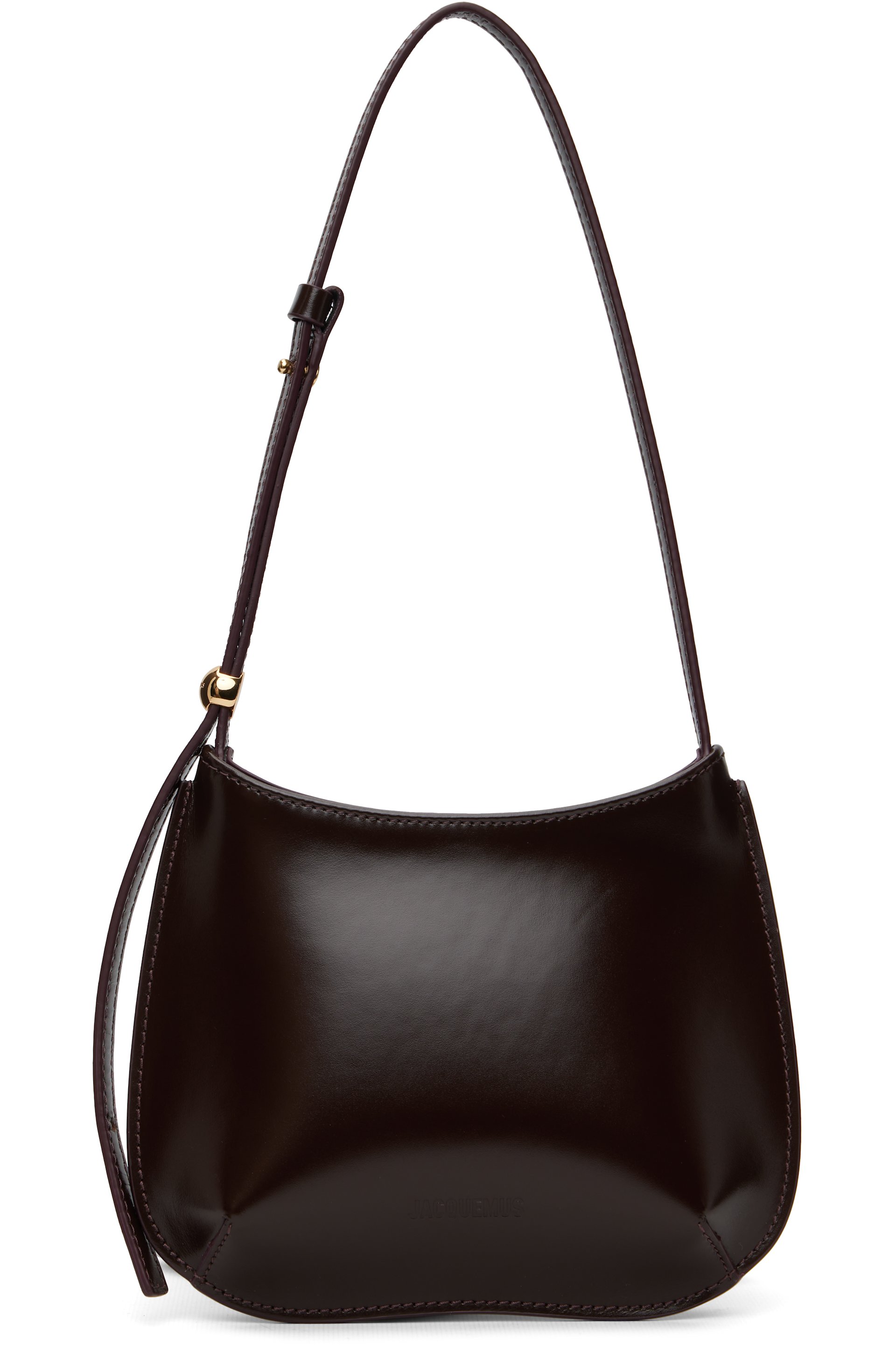 JACQUEMUS - Sac Petit bisou bourgogne