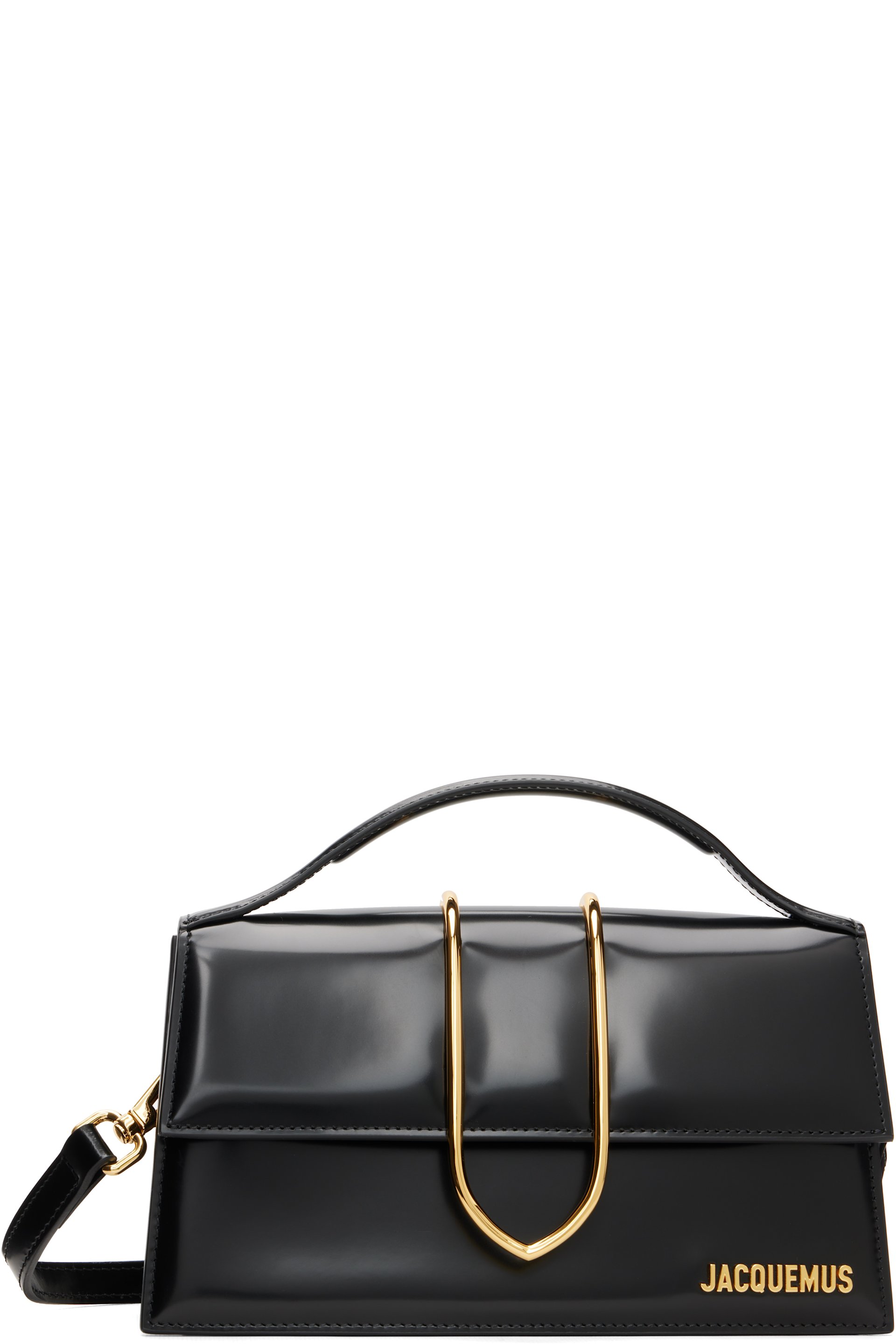 JACQUEMUS - Grand sac Bambino noir - La croisière