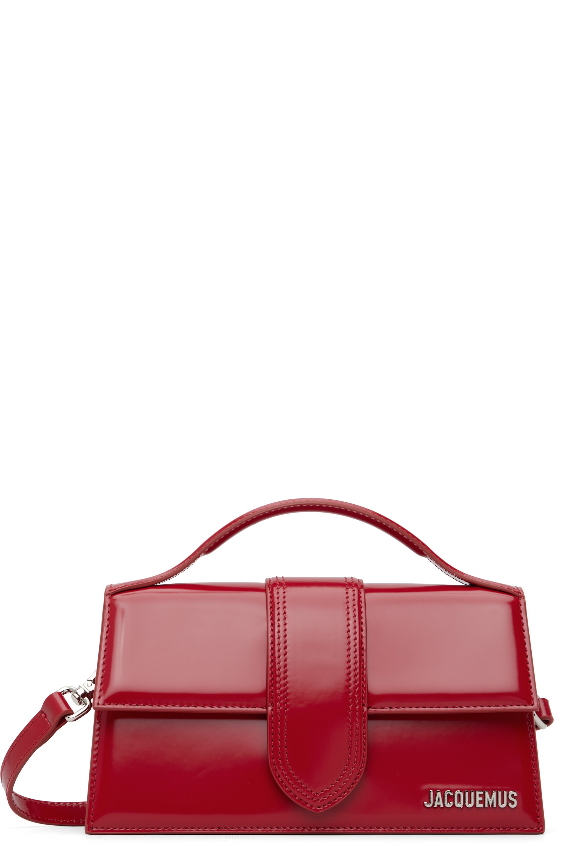 JACQUEMUS - Grand sac Bambino rouge - Les classiques
