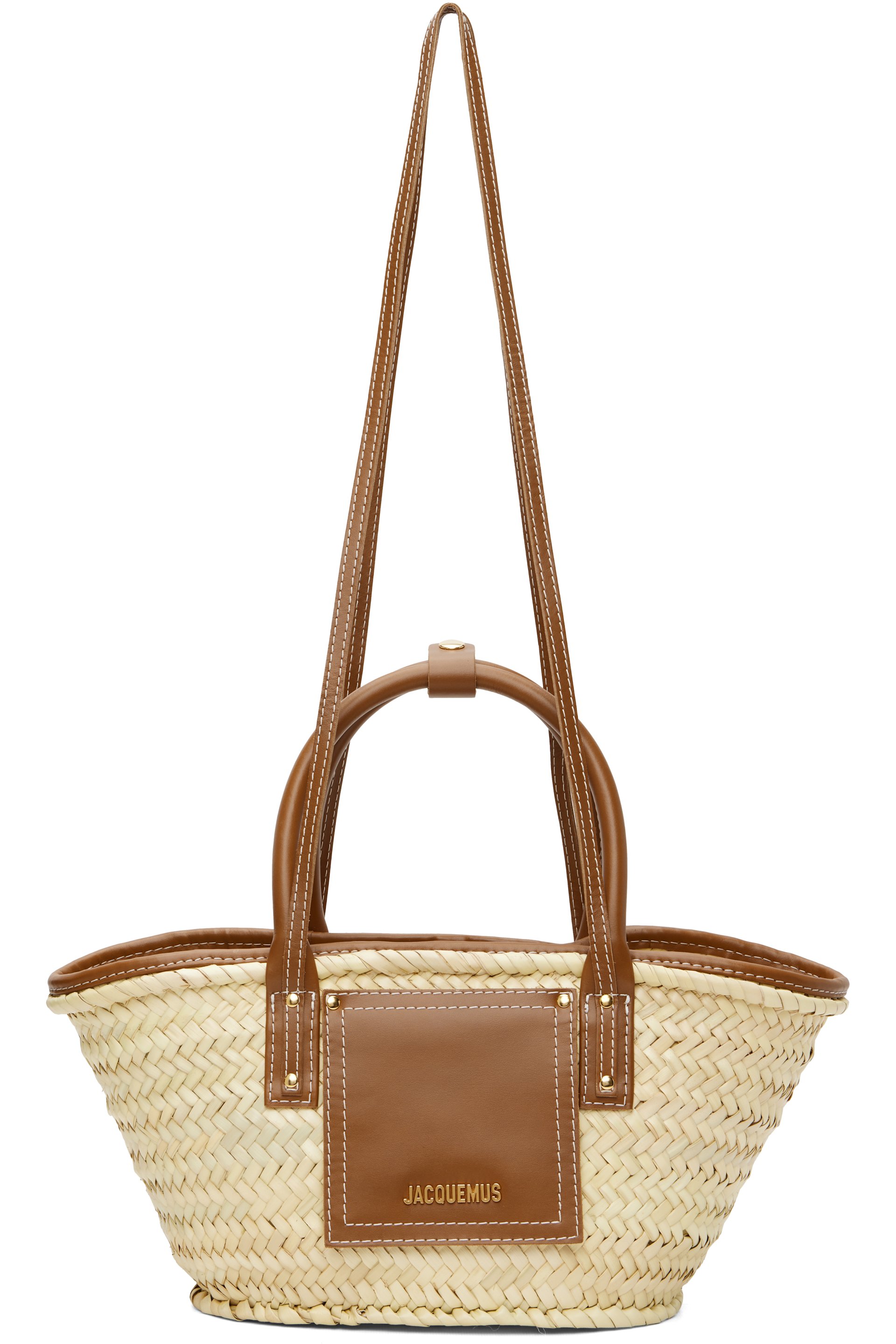 JACQUEMUS - Petit sac de style panier Soli brun - Les classiques