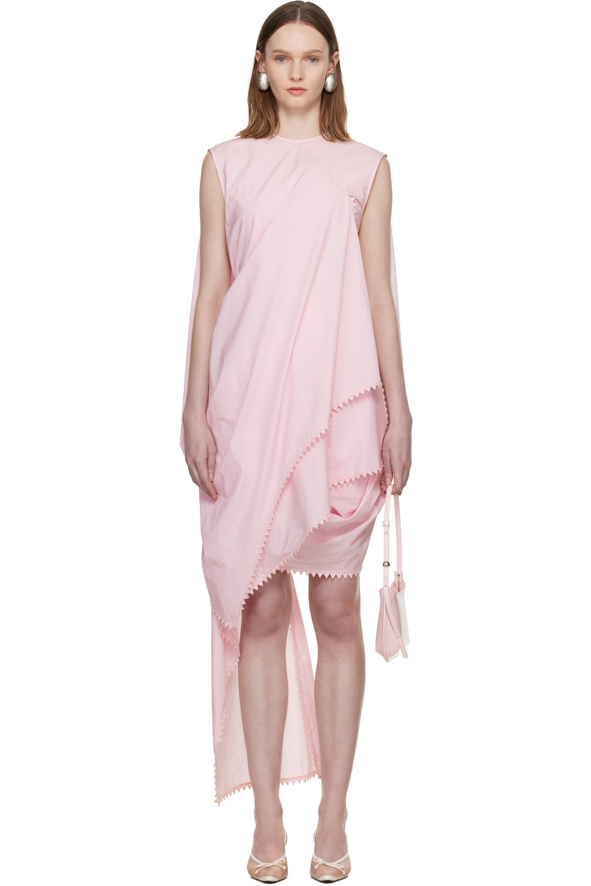 JACQUEMUS - Pink 'The Traversin' Minidress