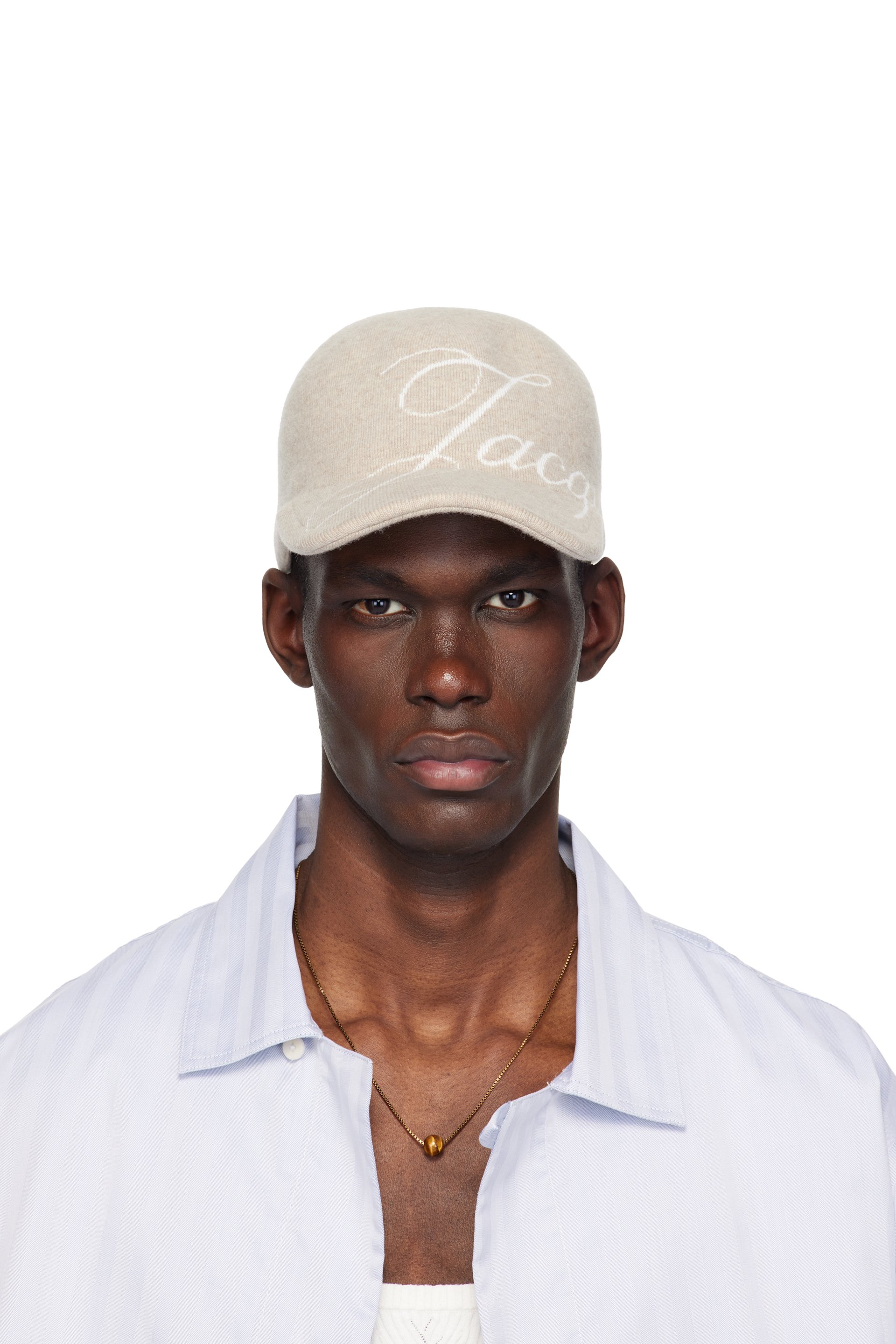 JACQUEMUS - Beige 'The Atelier' Baseball Cap