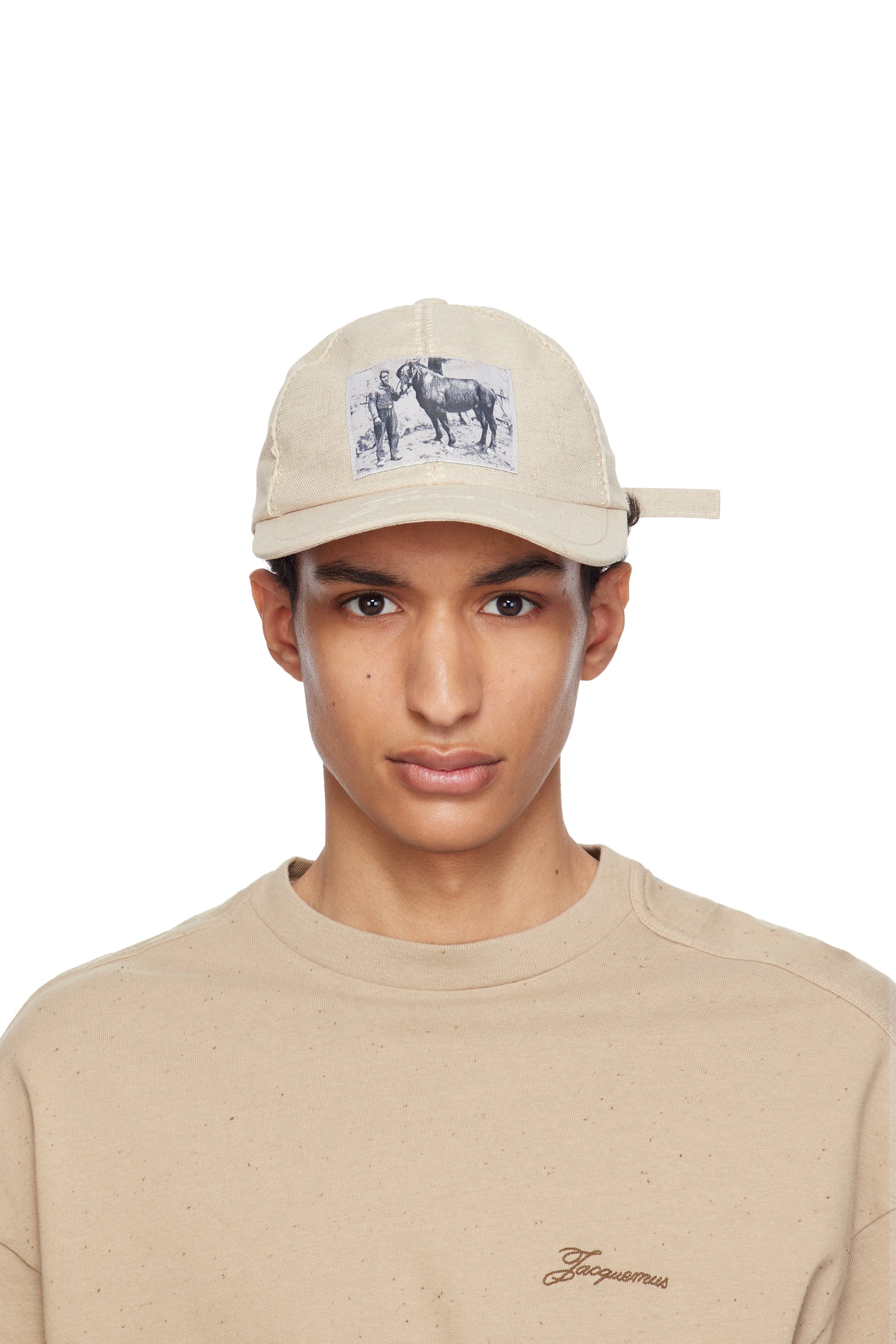JACQUEMUS - Beige 'The Paysan' Baseball Cap