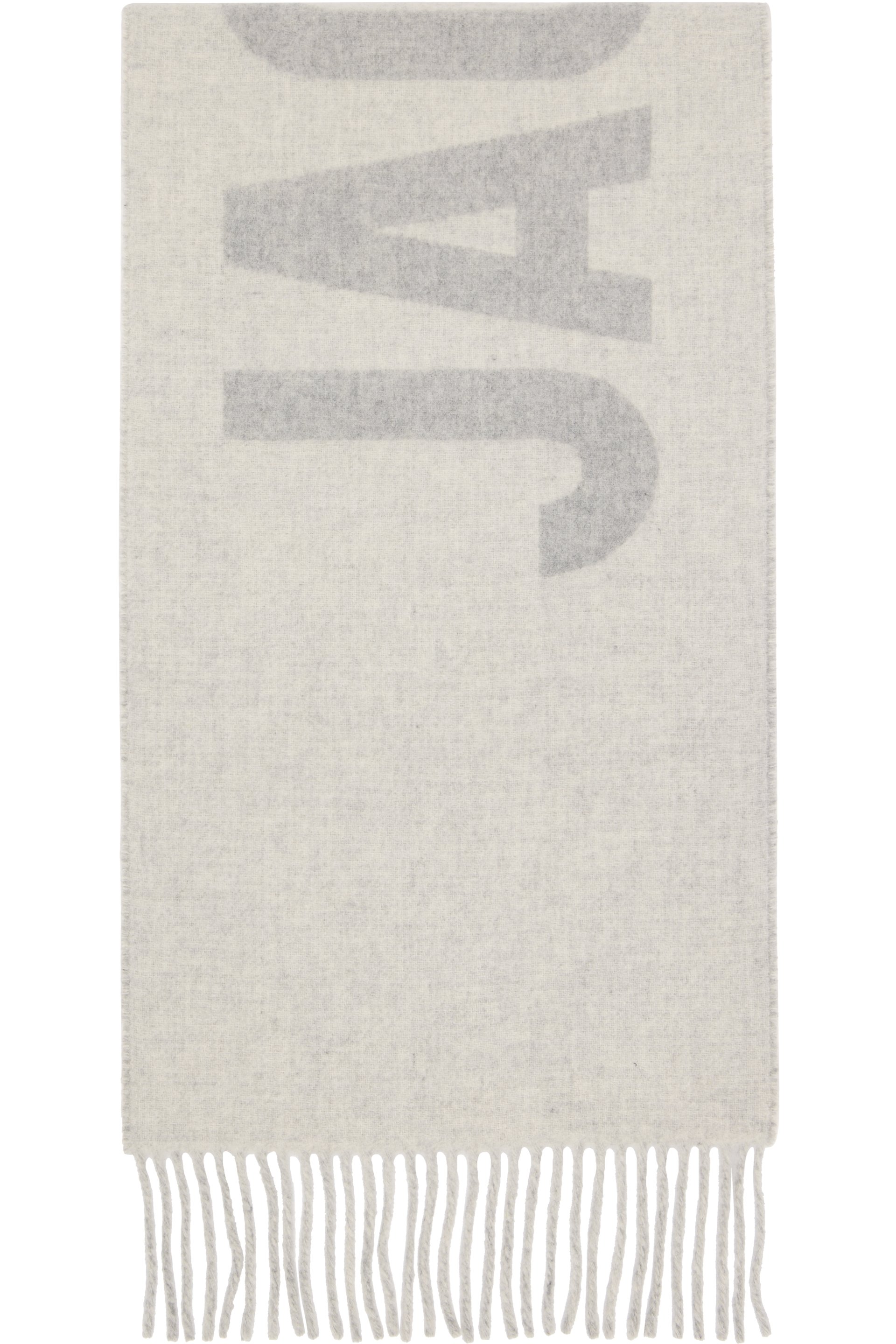 JACQUEMUS - Gray 'The Jacquemus' Scarf