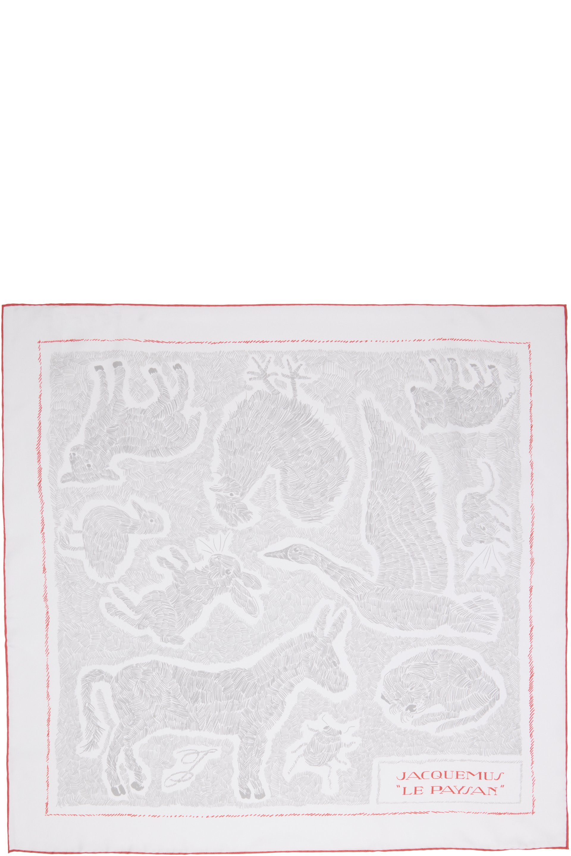 JACQUEMUS - Off-White 'Le Paysan' Scarf