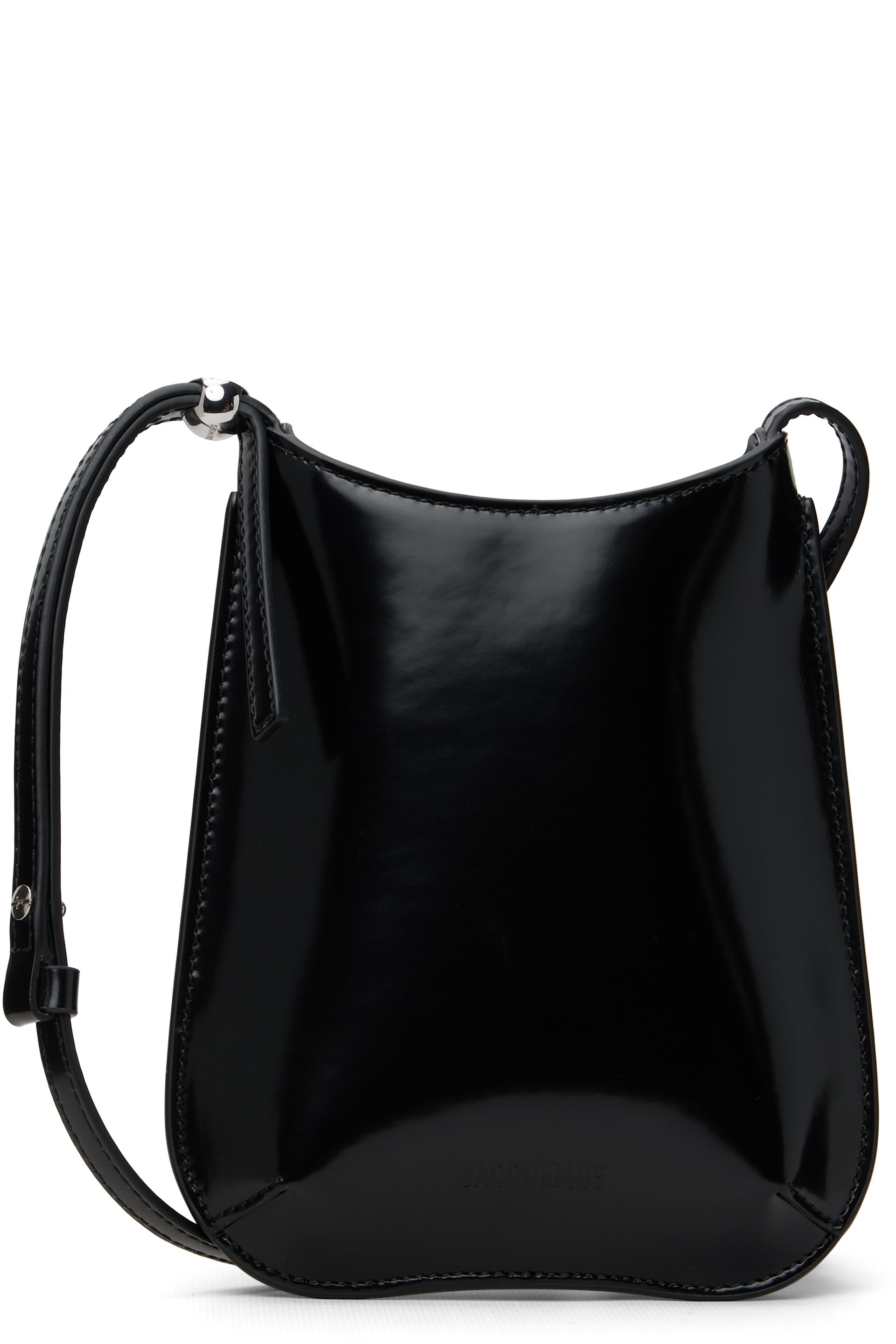 JACQUEMUS - Black 'The Bisou phone pouch' Bag