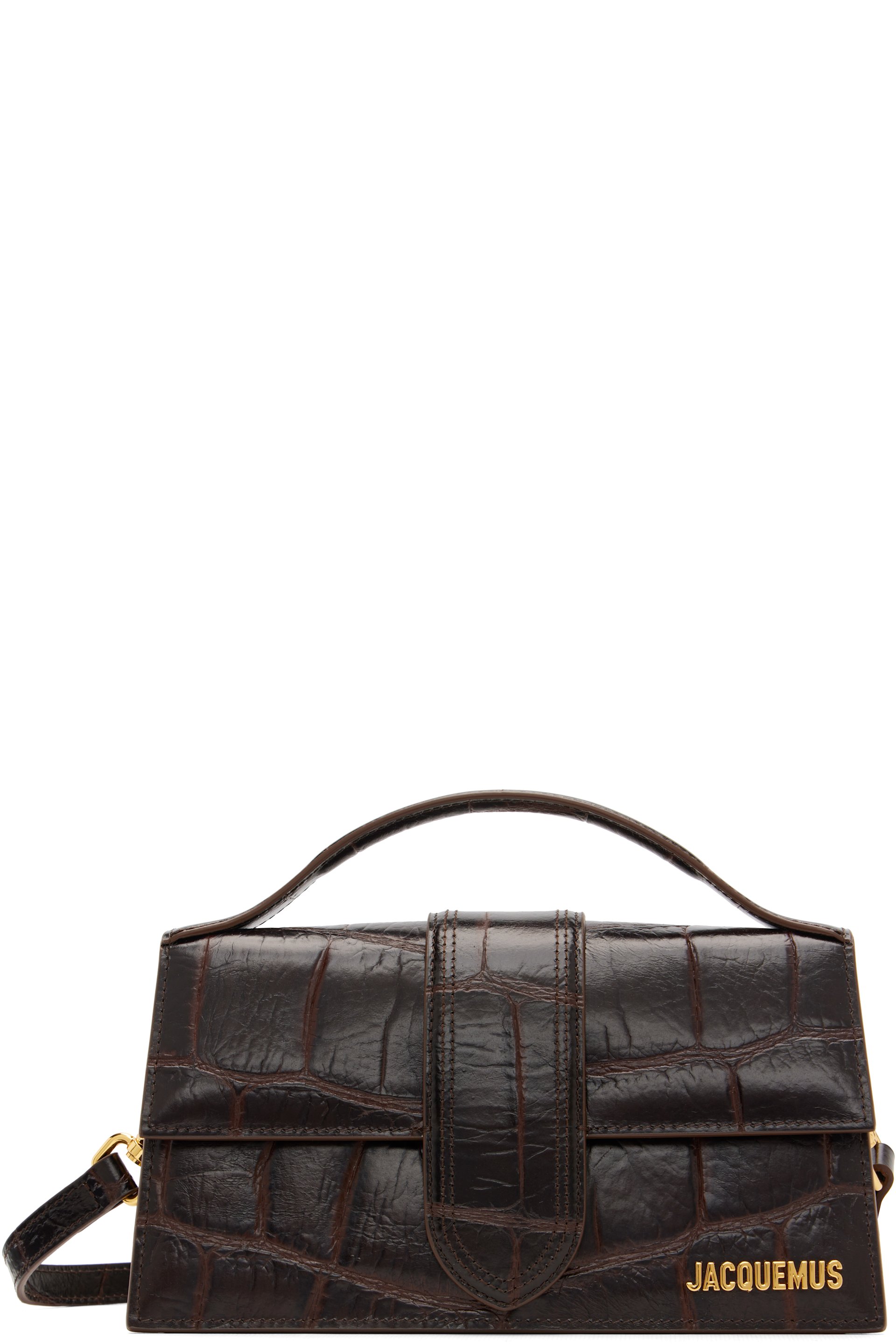 JACQUEMUS - Brown 'The large Bambino' Bag