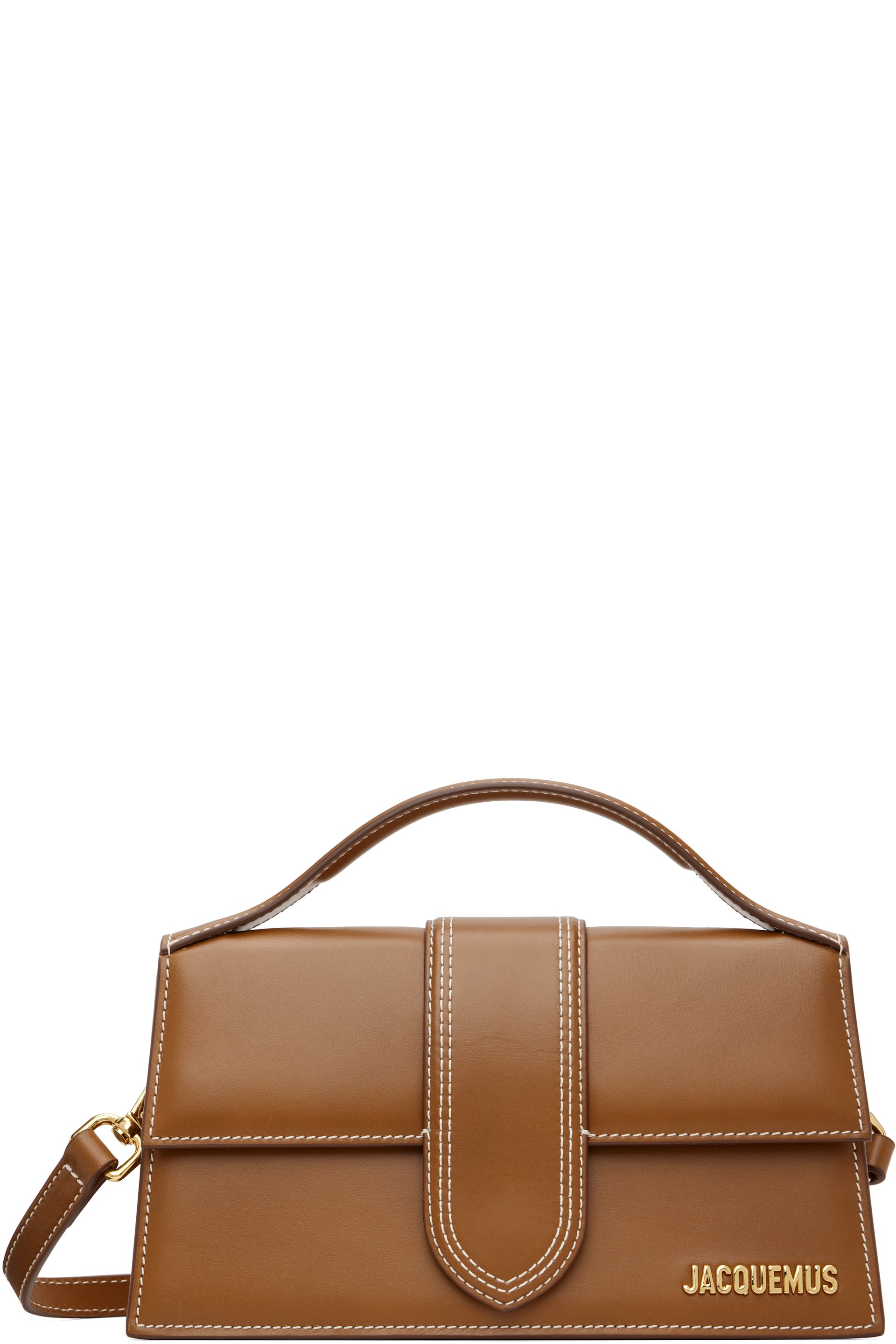 JACQUEMUS - Brown Les Classiques 'The large Bambino' Bag