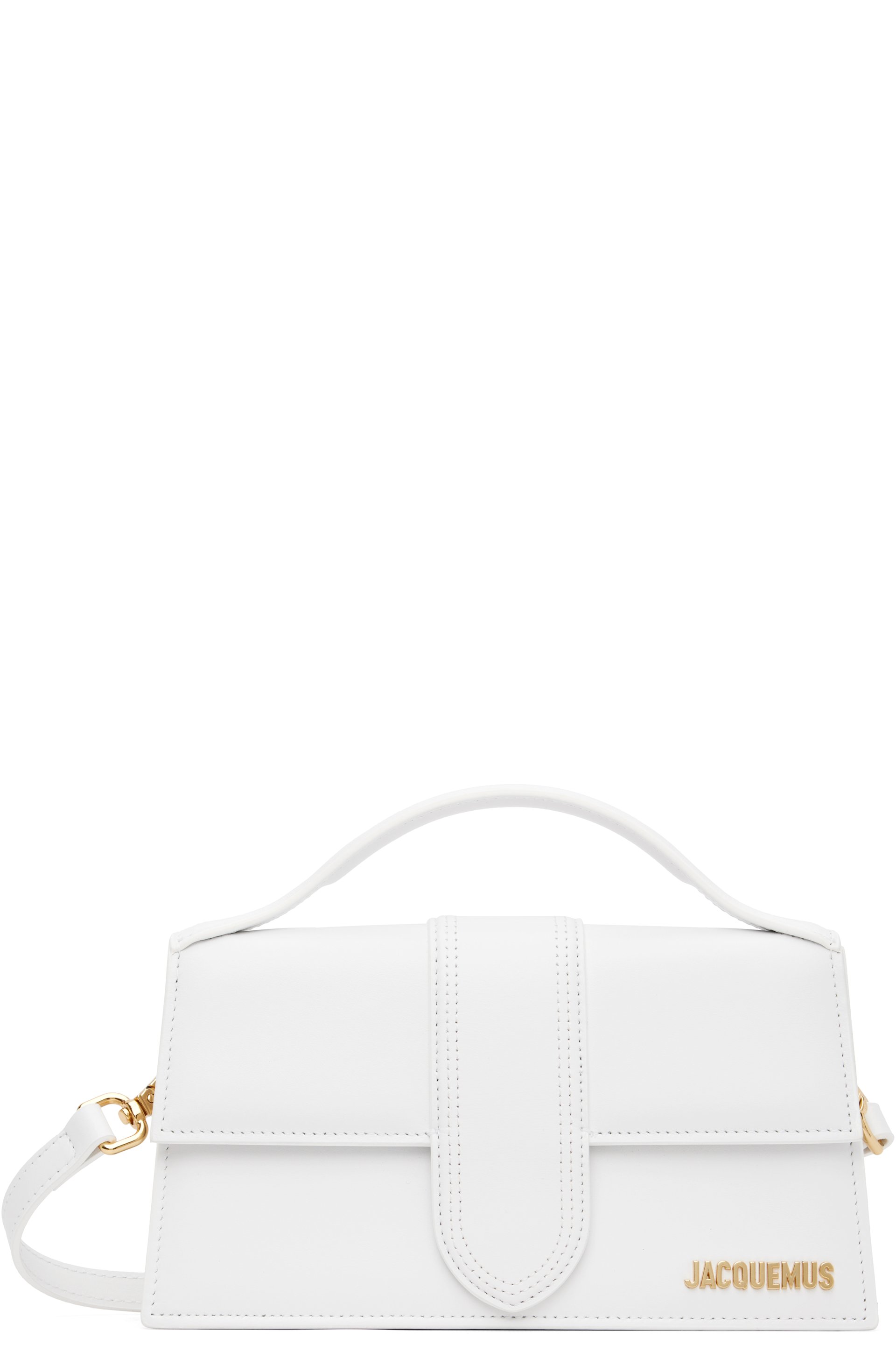 JACQUEMUS - White Les Classiques 'The large Bambino' Bag