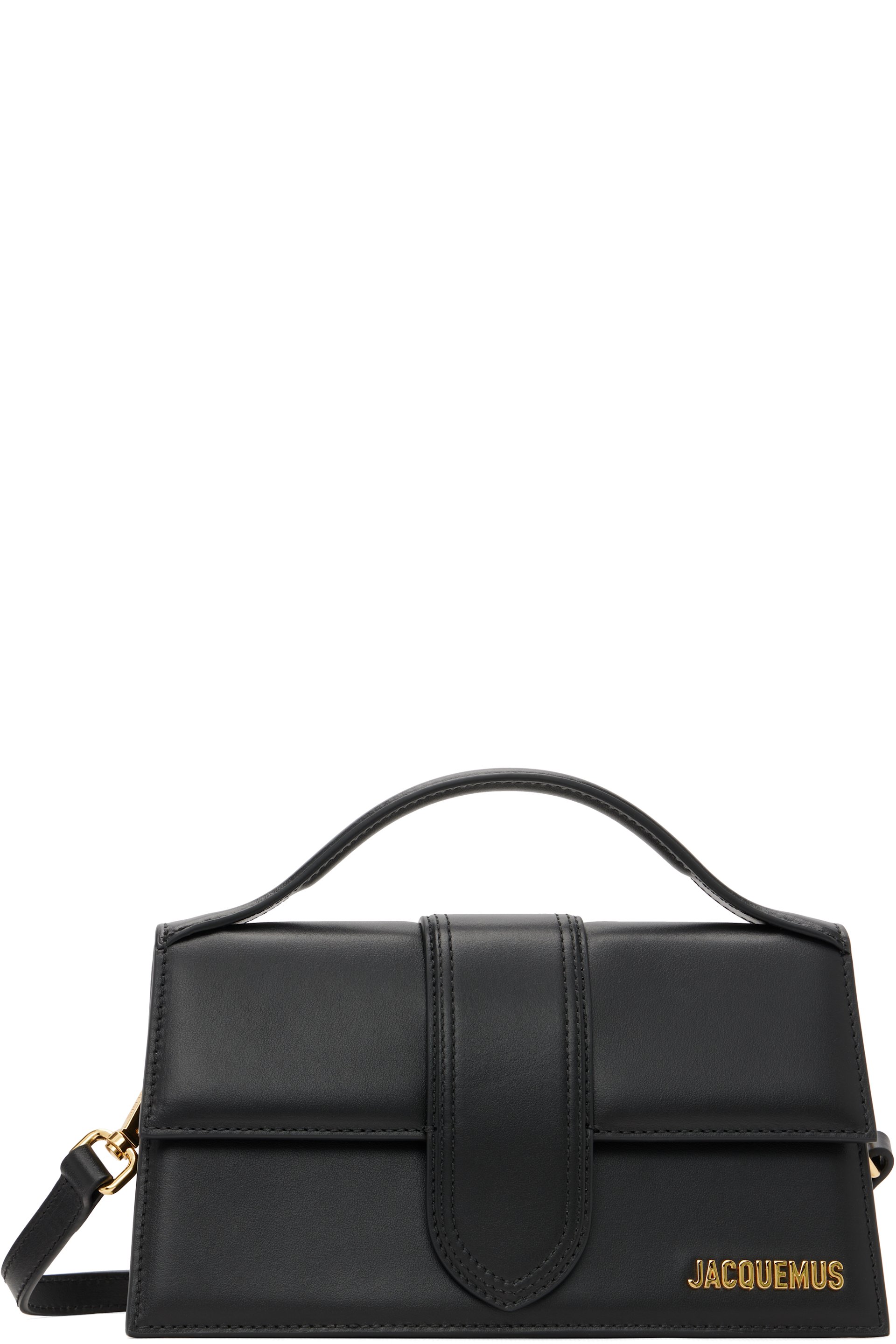 JACQUEMUS: Black Les Classiques 'The large Bambino' Bag | SSENSE