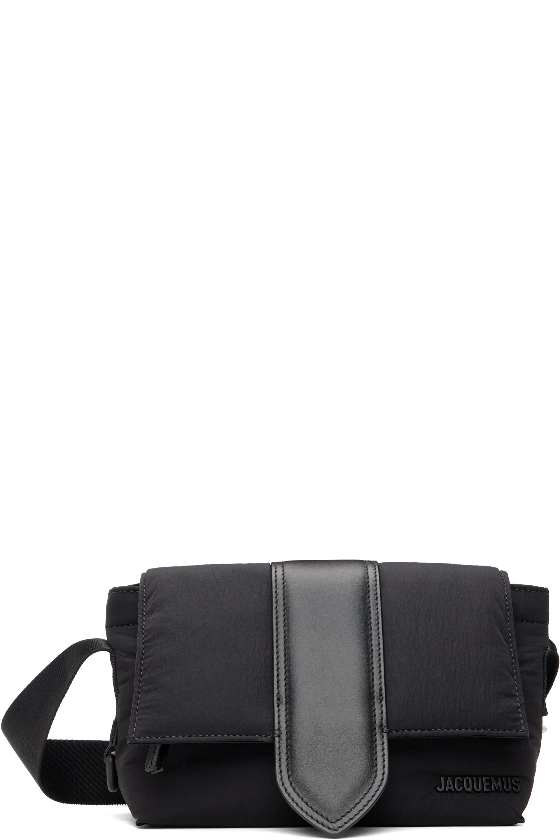JACQUEMUS - Black 'Le petit Messenger' Bag