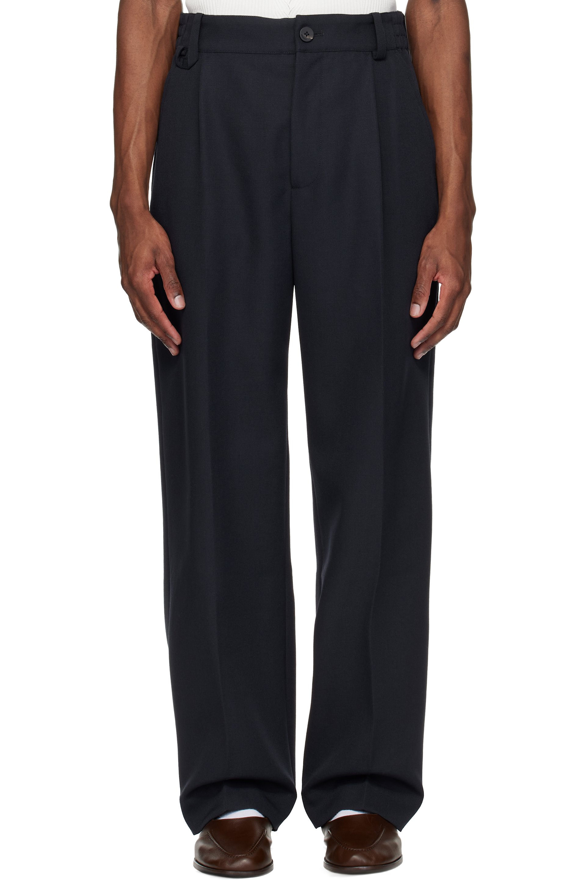 JACQUEMUS - Navy 'The Croisière' Trousers