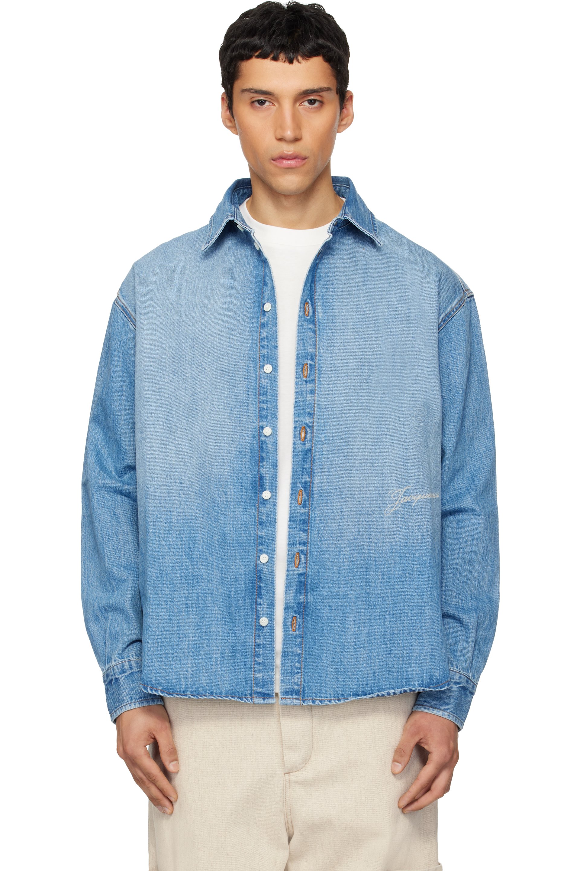 JACQUEMUS - ブルー 'The Simon de-Nîmes' デニムシャツ