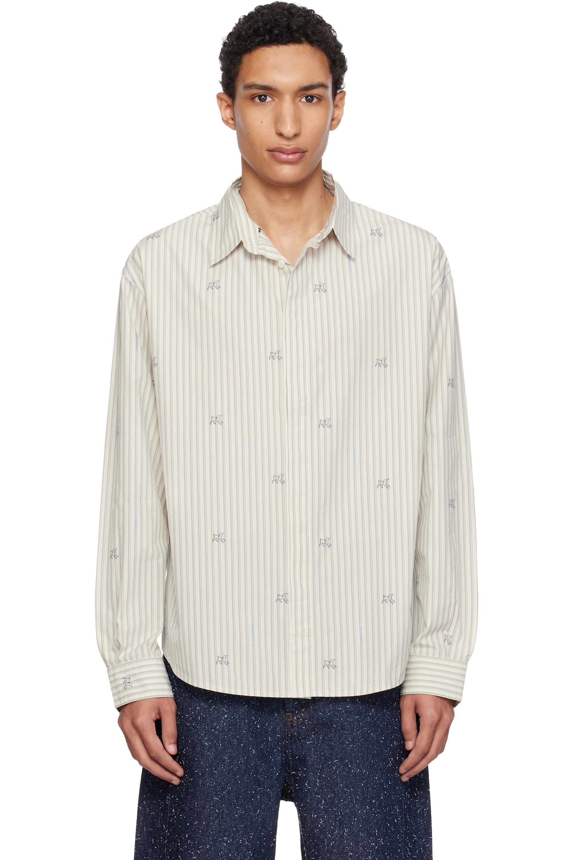 JACQUEMUS - ベージュ 'The Simon long-sleeve' シャツ