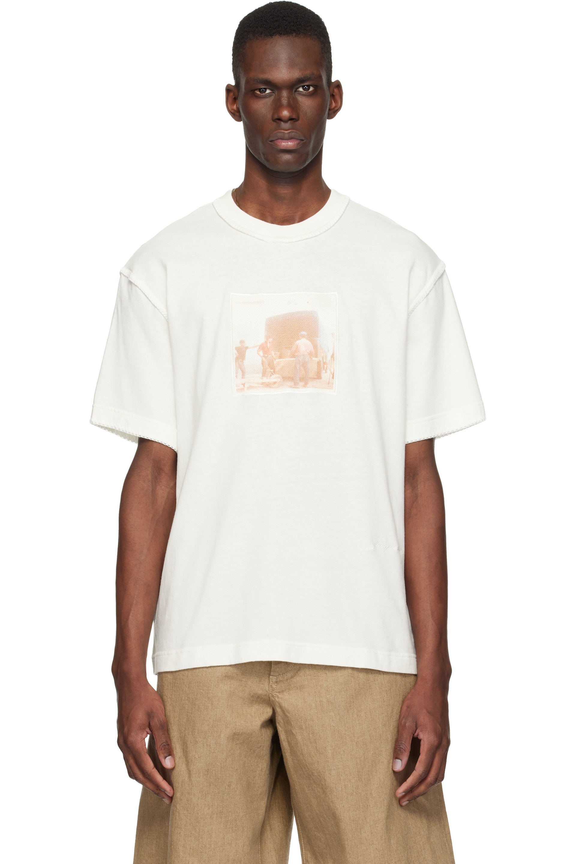 メンズ用 JACQUEMUS Tシャツ | SSENSE 日本